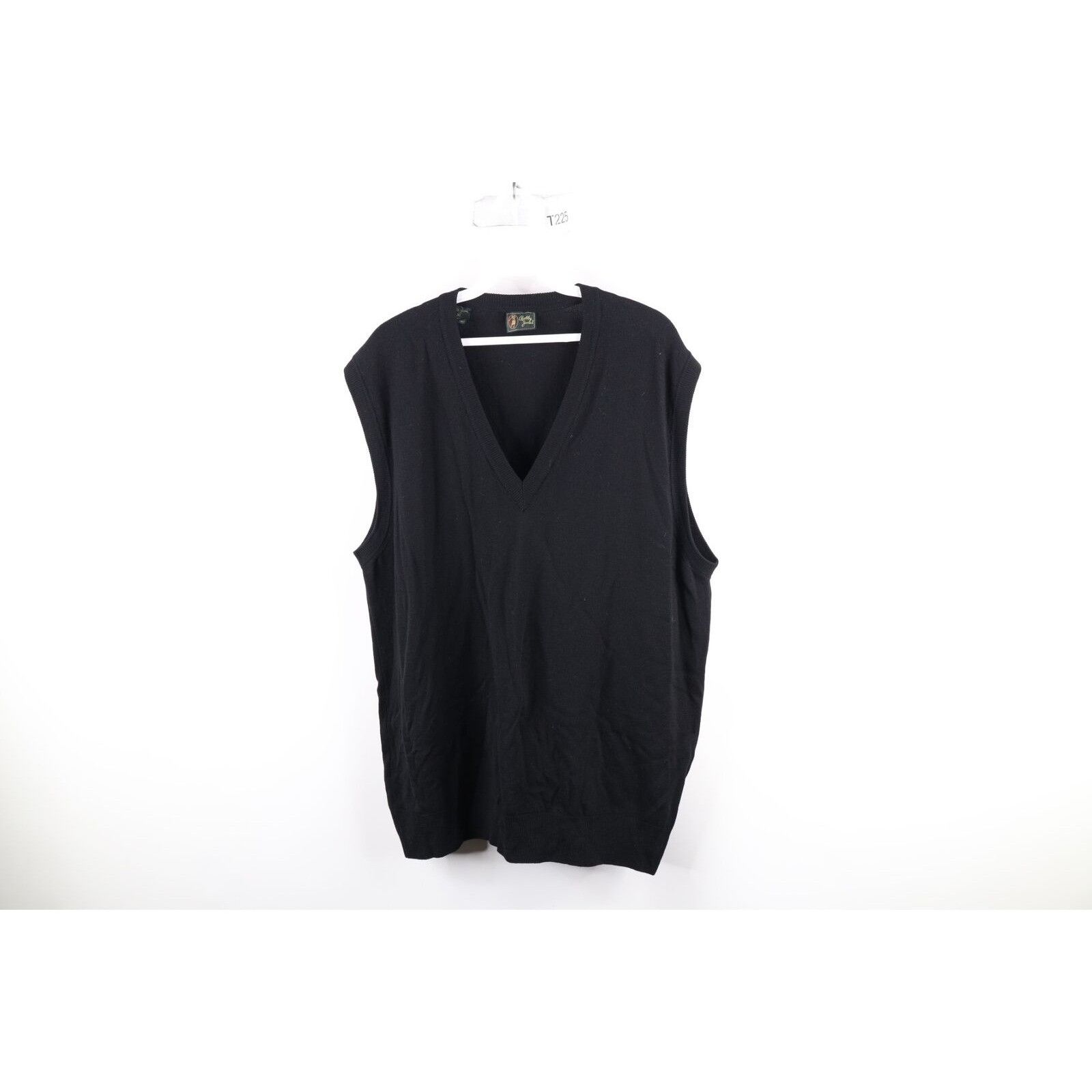 Vintage Vintage 90s Streetwear Blank Wool Knit V-Neck Sweater Vest Size US XL / EU 56 / 4 - 1 Thumbnail