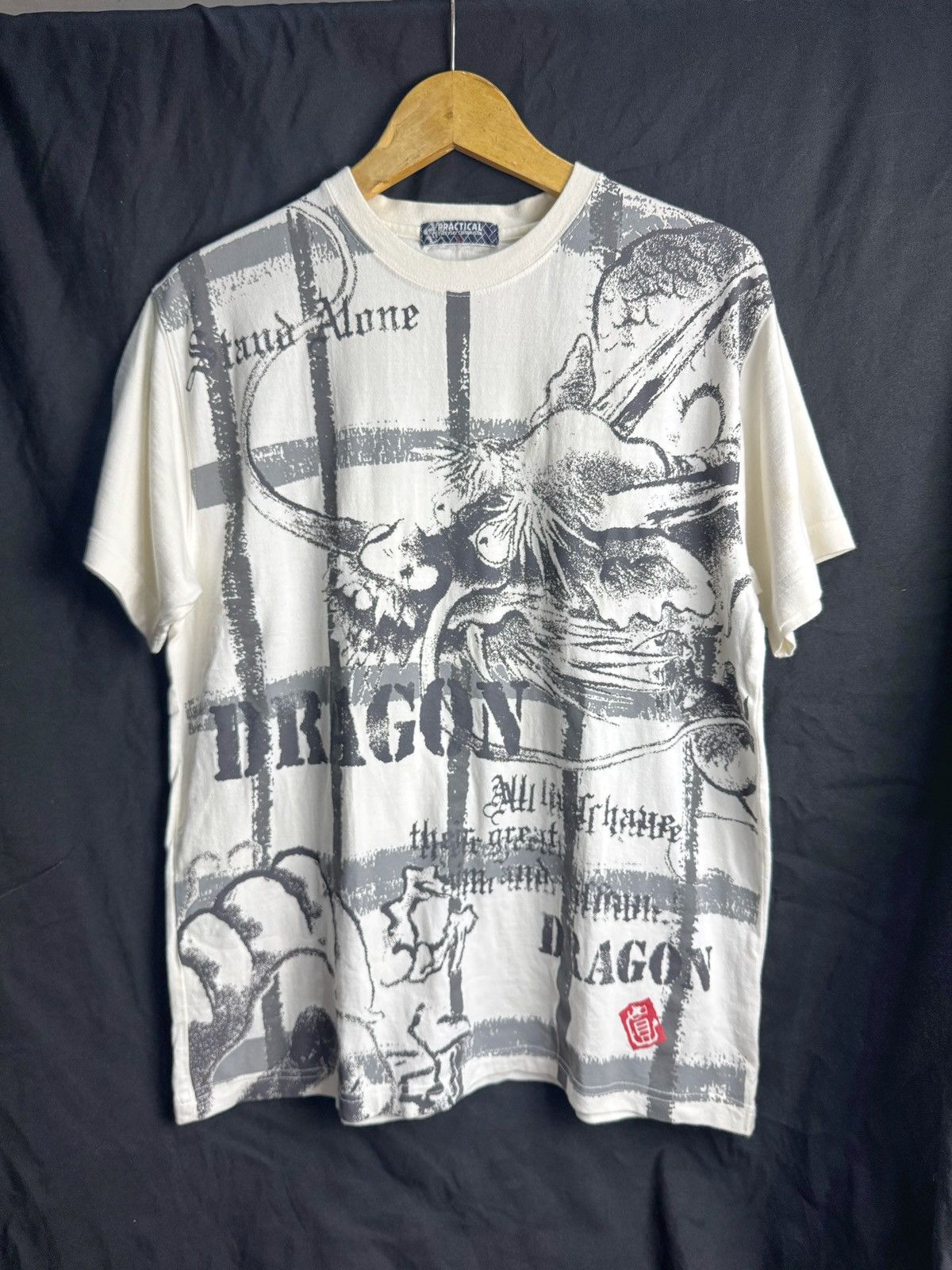 PPFM Japanese Dragon Poem Practical Tees Size US L / EU 52-54 / 3 - 1 Thumbnail