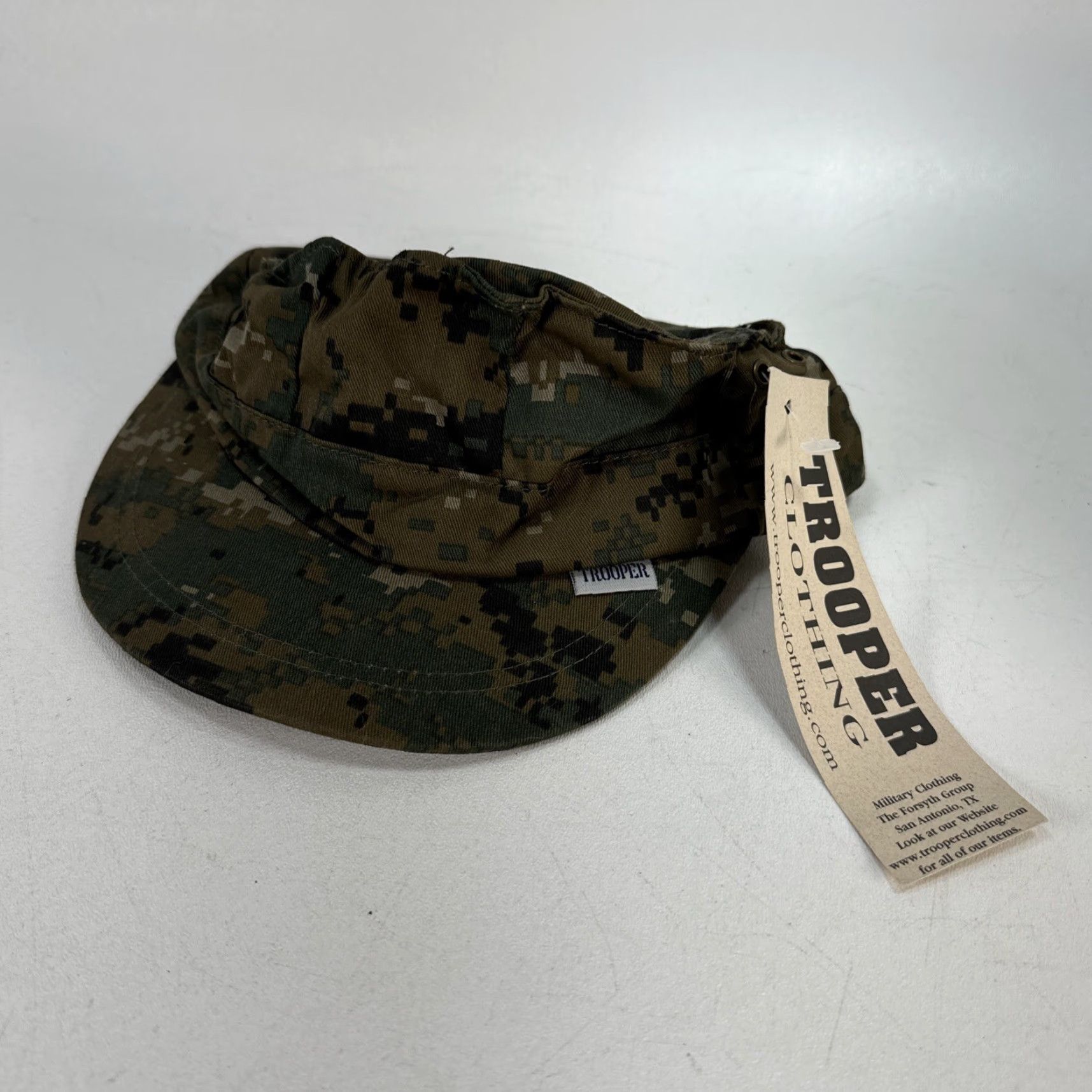 Roper VINTAGE Marines Trooper Military Cadet Hat Cap Camouflage Adult Strapback NEW Size ONE SIZE - 2 Thumbnail