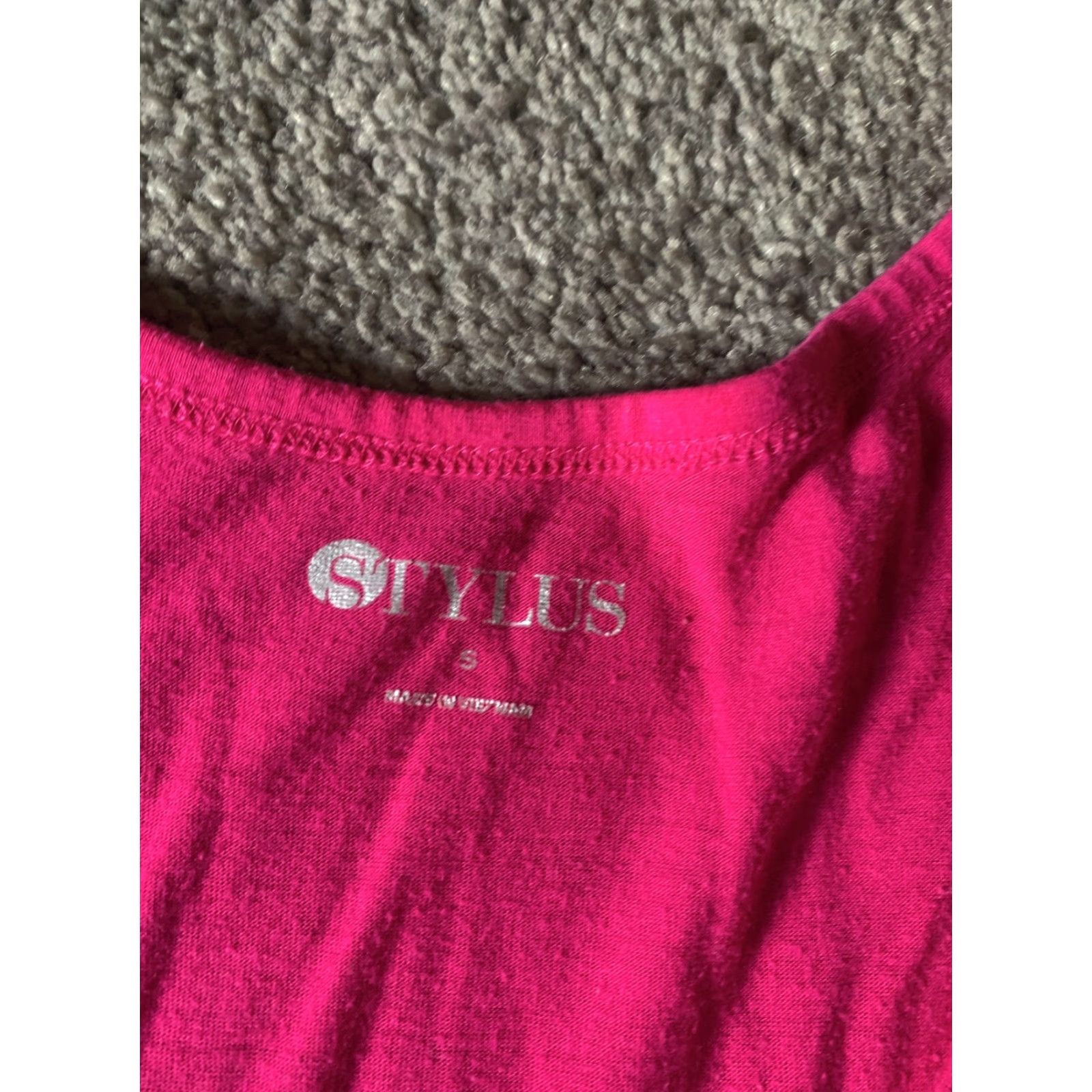 Pinko Stylus Tank Shirt Women’s S Pink Sleeveless Round Neck Casual Top Short Sleeve Not Applicable? Size S / US 4 / IT 40 - 2 Thumbnail
