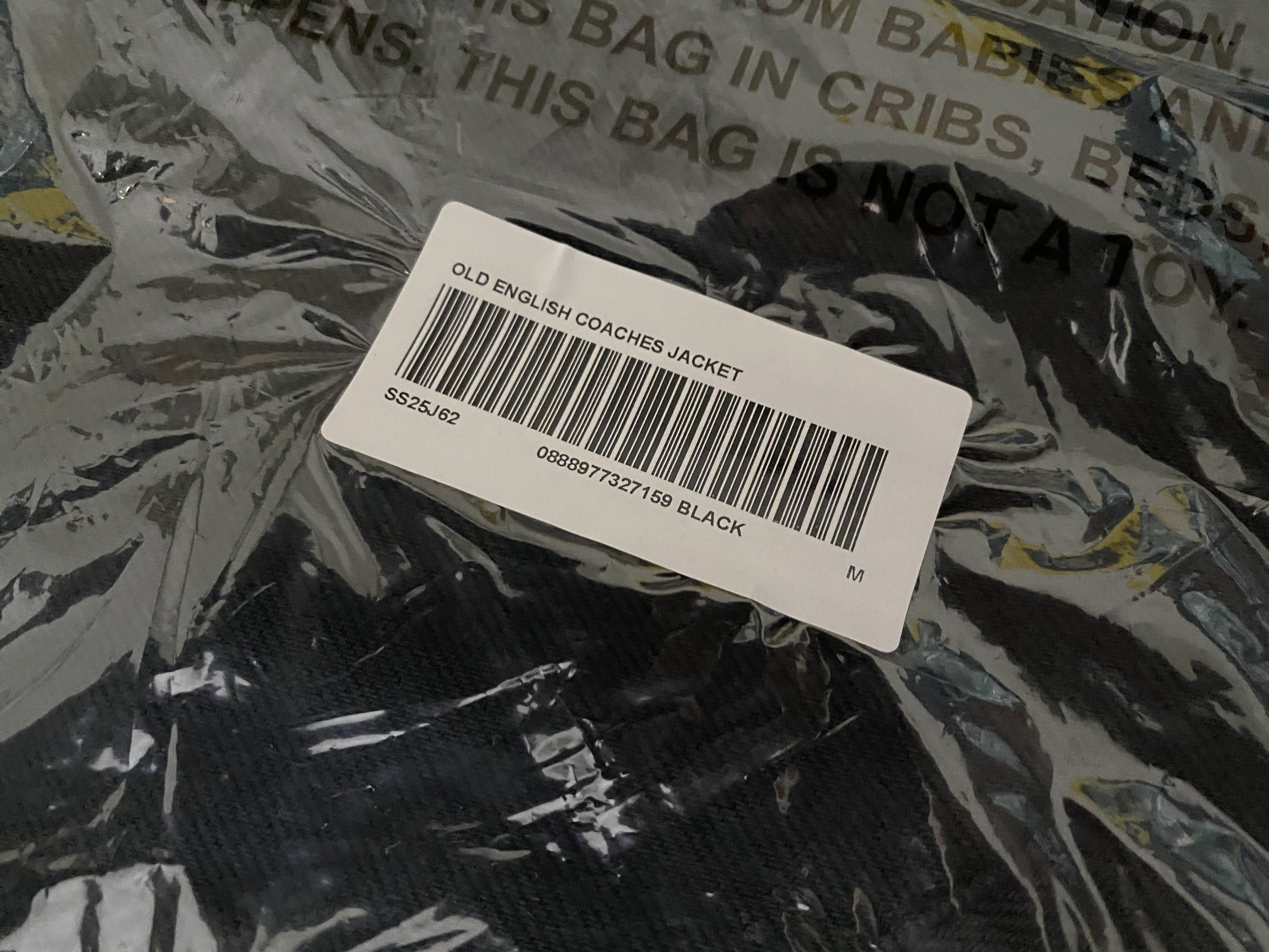 Supreme [In Hand] Supreme Arc Denim Coaches Jacket (SS25) Black M Size US M / EU 48-50 / 2 - 7 Thumbnail