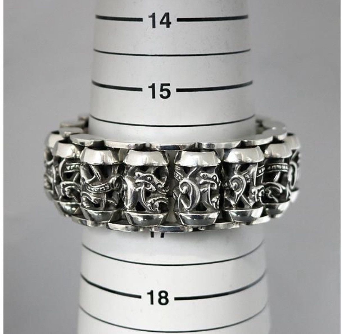 Chrome Hearts Chrome Hearts Celtic Roller Link Silver Bracelet Size ONE SIZE - 5 Thumbnail