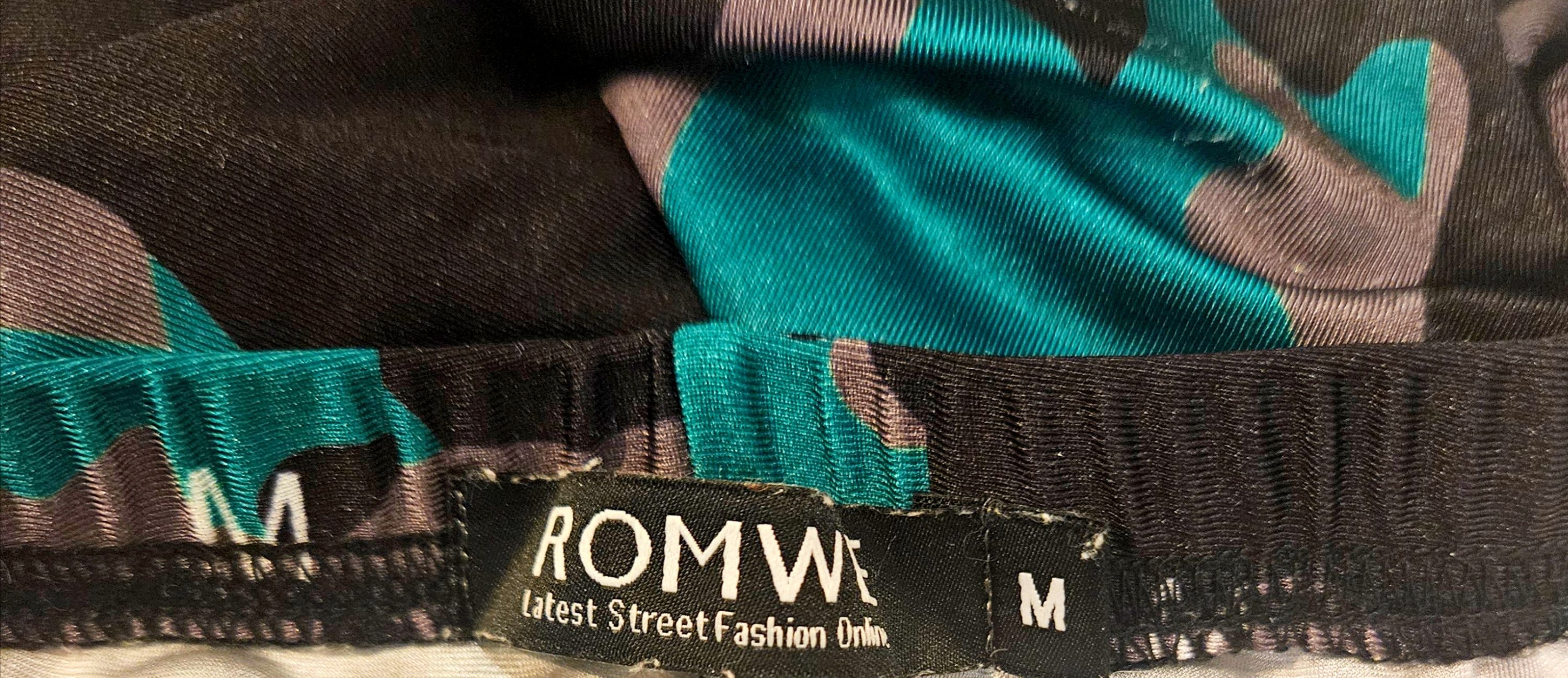 Other VINTAGE TEAL/GREY SHIMMER DISCO CAMO LEGGINGS Size 28" / US 6 / IT 42 - 6 Thumbnail
