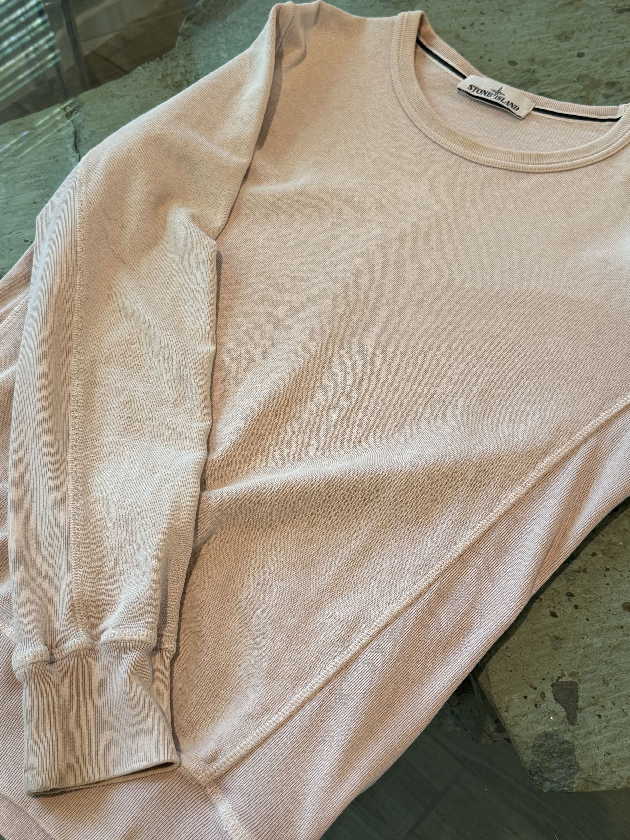 Stone Island Stone Island French Terry Crewneck (Light Pink) Size US M / EU 48-50 / 2 - 8 Thumbnail
