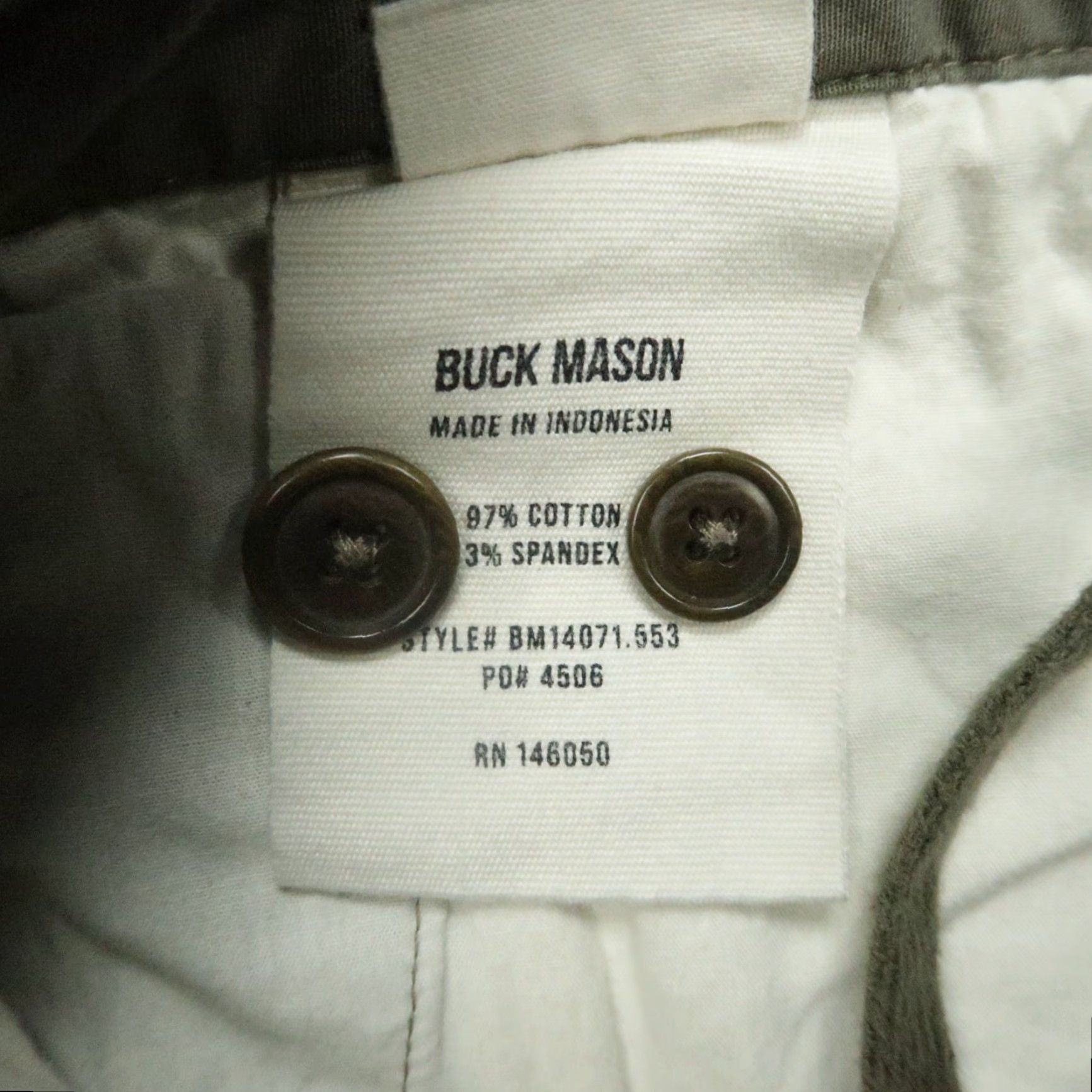 Buck Mason Buck Mason Pants Men 28x28 Green Officer Twill Chino Trouser Straight Size US 28 / EU 44 - 5 Thumbnail