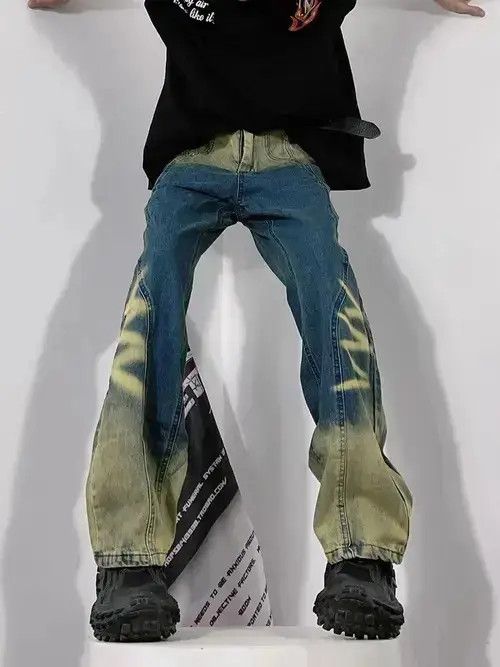Japanese Brand High Street Gradient Wash Size US 29 - 4 Thumbnail