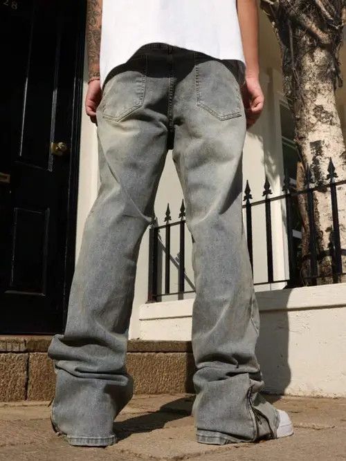 Japanese Brand Nozomi x Kaori Straight fit DRIP TRAP Denim jeans Size US 32 / EU 48 - 7 Thumbnail