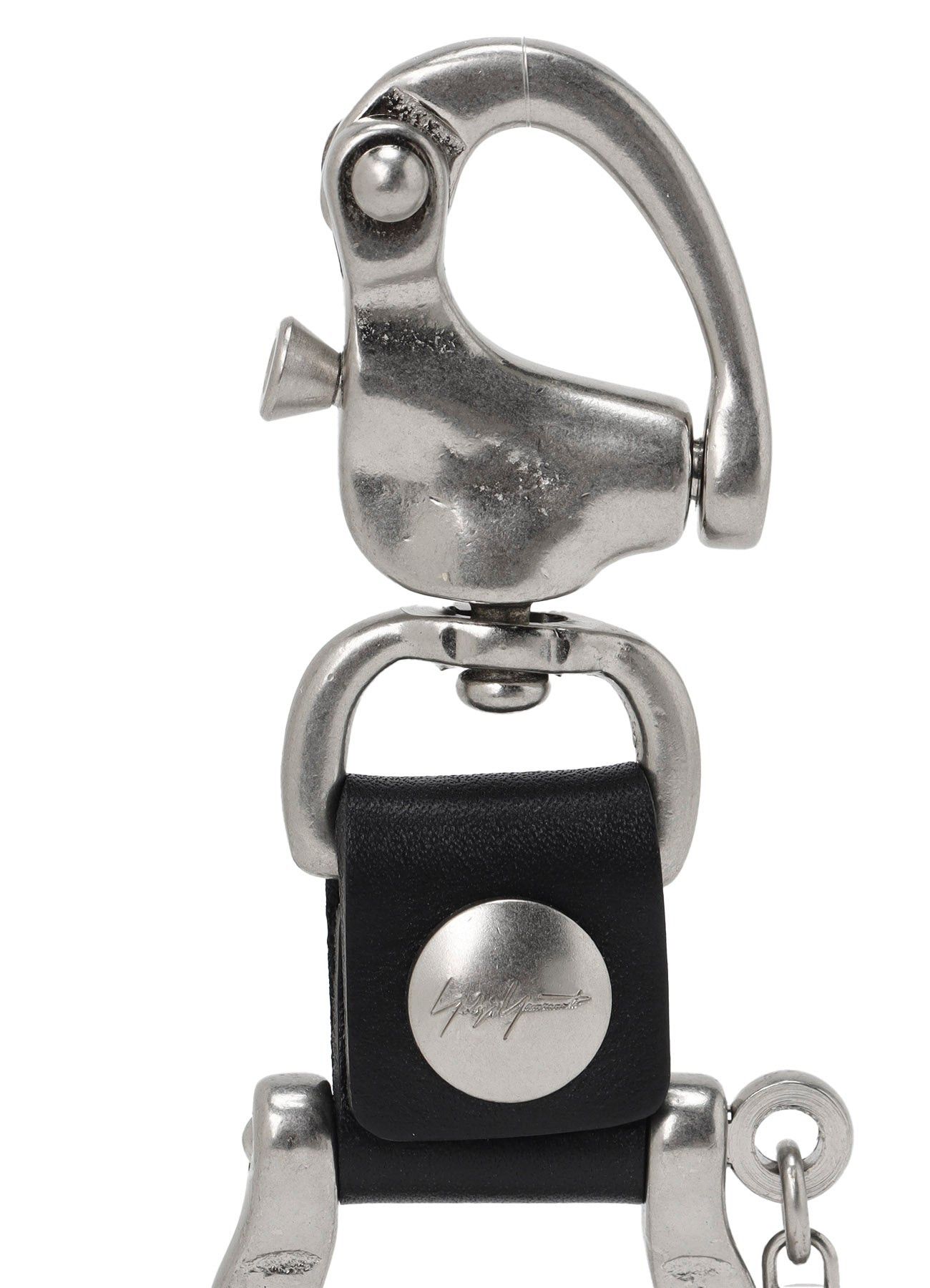 Yohji Yamamoto Yohji Yamamoto - Silver BRASS SIGNATURE CARABINER Size ONE SIZE - 4 Thumbnail
