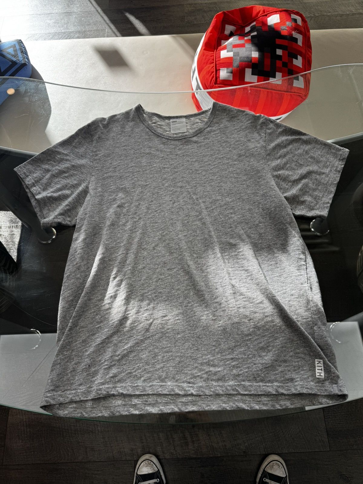 Kith LaGuardia Foundation Grey T-Shirt Size US XL / EU 56 / 4 - 1 Thumbnail