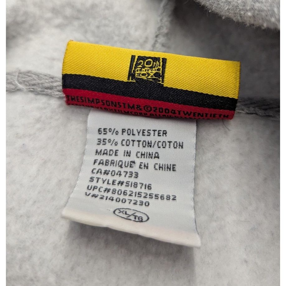 Cartoon Network × The Simpsons × Vintage Y2K 2004 The Simpsons Homer's Beer Hoodie Size US XL / EU 56 / 4 - 4 Thumbnail