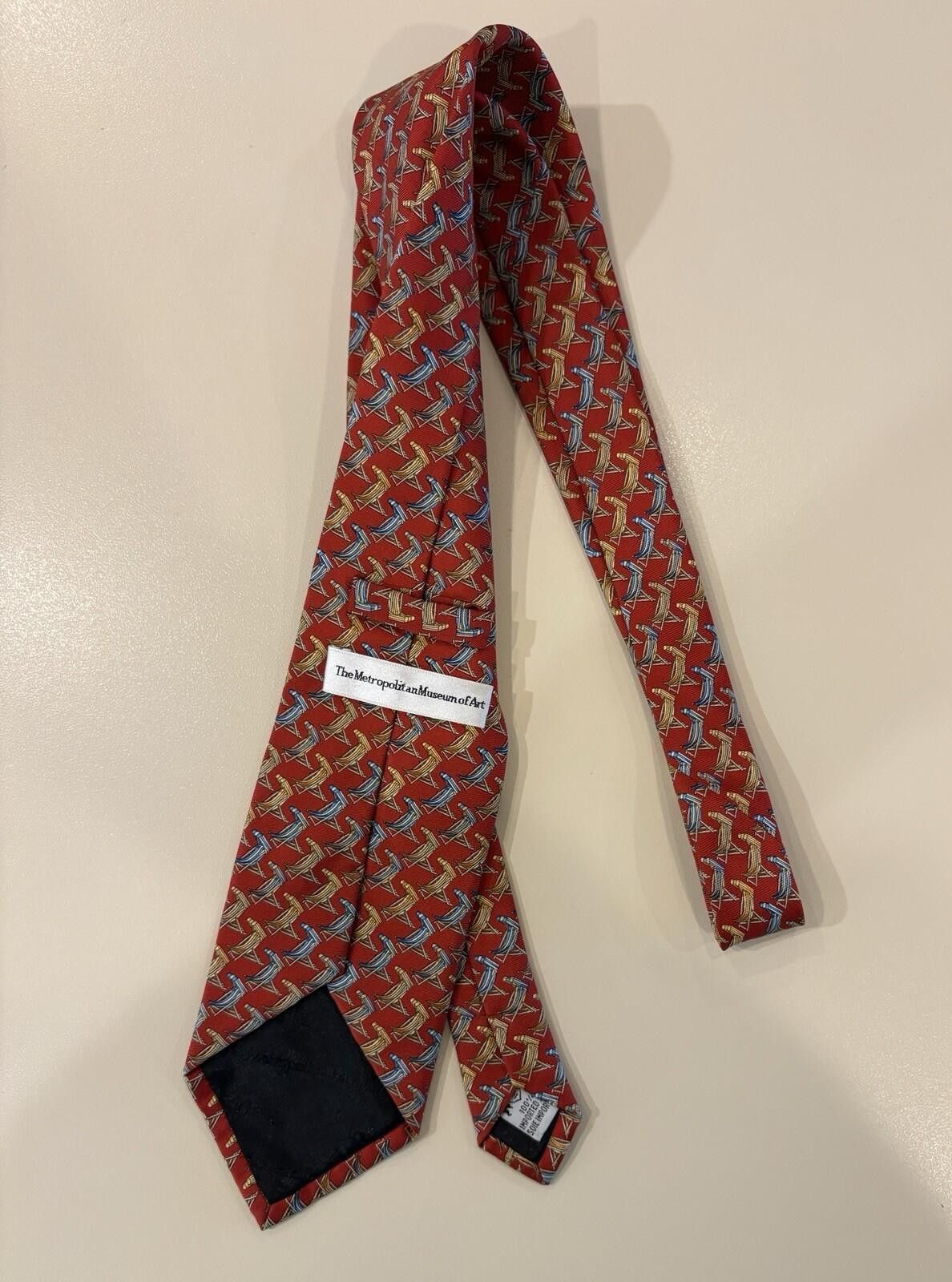 Arts & Science The Metropolitan Museum of Art Silk Tie MOMA Y2K Vintage Size ONE SIZE - 3 Thumbnail