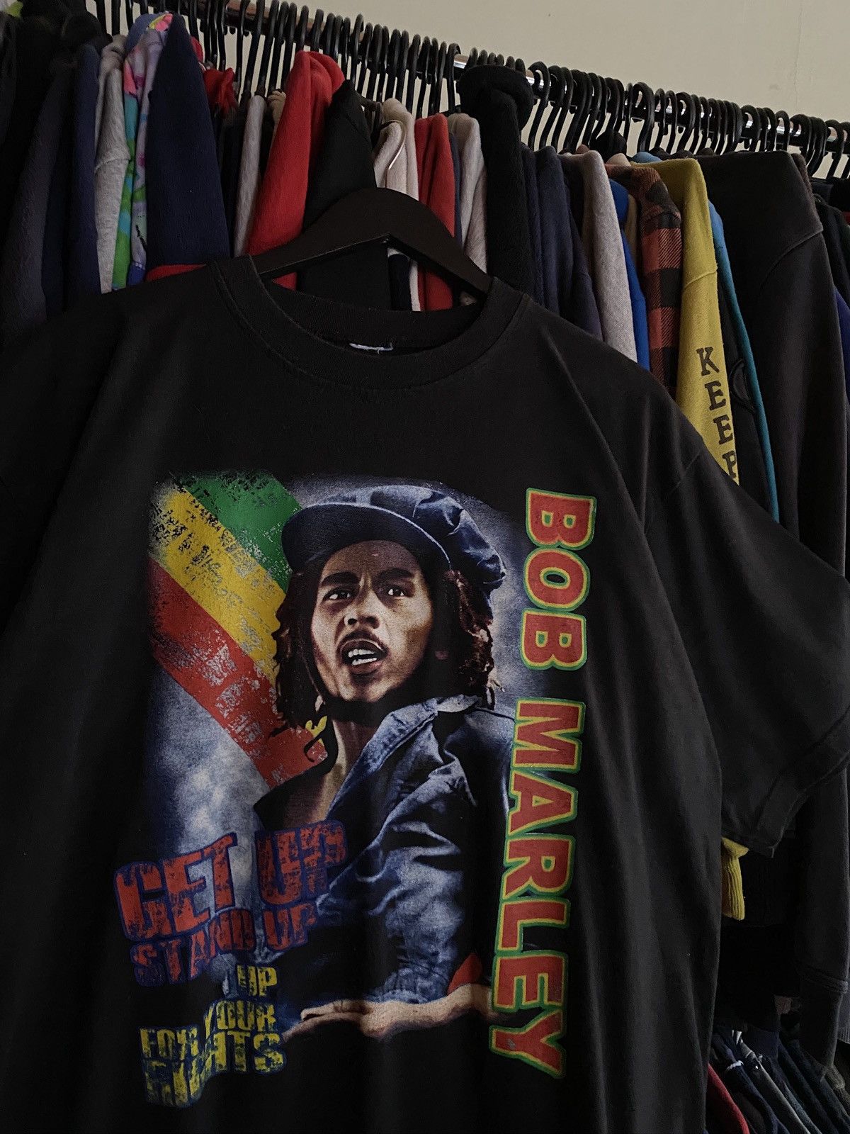 Bob Marley VINTAGE BOB MARLEY BACK PRINT T-SHIRT Size US XL / EU 56 / 4 - 2 Thumbnail