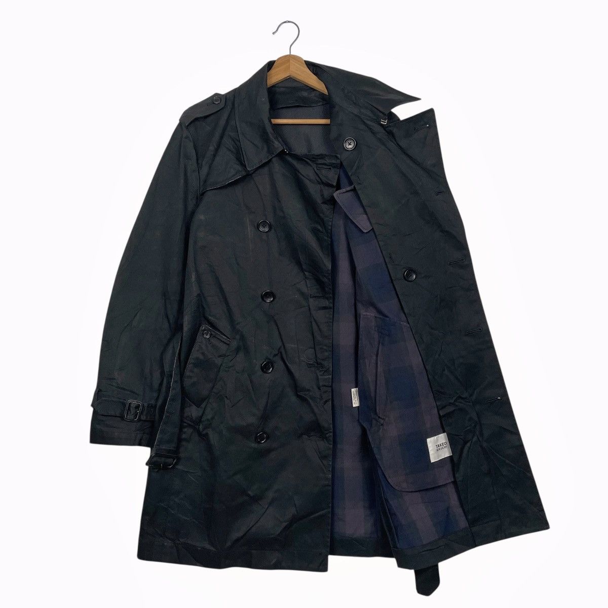 Takeo Kikuchi Takeo Kikuchi Double Breasted Trench Coat Size L / US 10 / IT 46 - 9 Thumbnail
