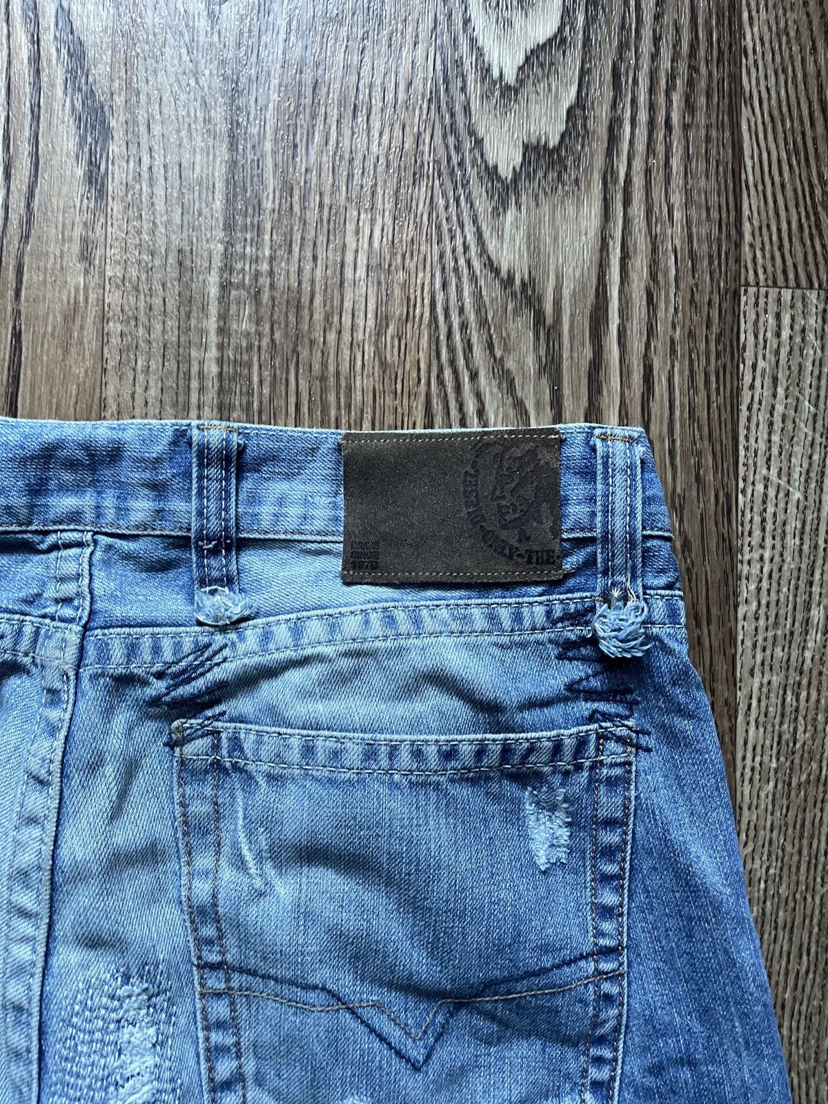 Diesel VTG HYSTERIC GLAMOUR STYLE WASHED DIESEL JEANS 90s Size US 34 / EU 50 - 11 Thumbnail