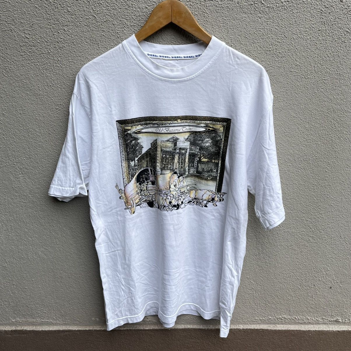 Diesel Old Batavia Trans photo tee by DIESEL Size US M / EU 48-50 / 2 - 1 Thumbnail
