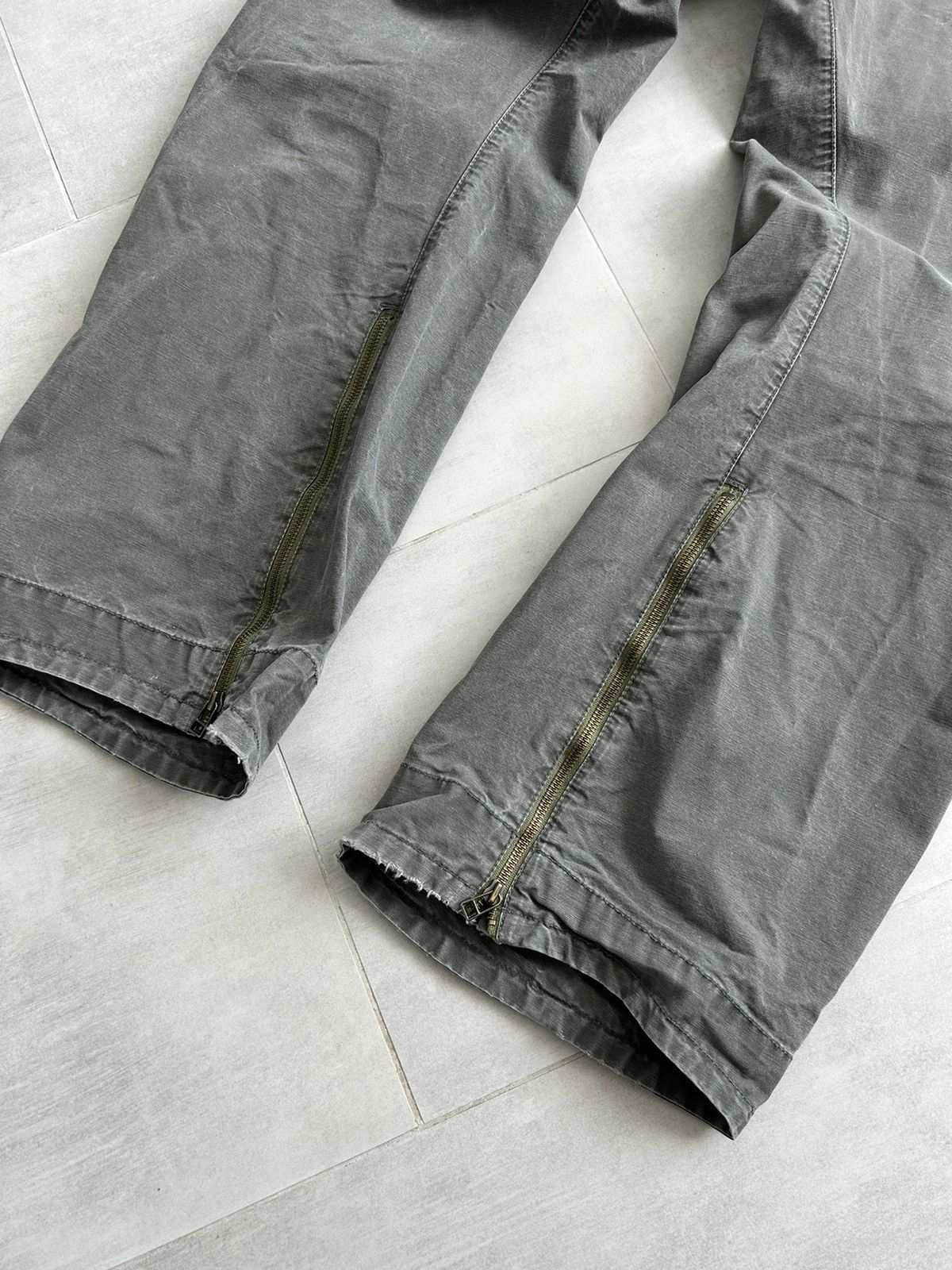 Levi's Levi’s Engineered Jeans Gray Wide Leg Zip Hem Pants W34 L34 Size US 34 / EU 50 - 7 Thumbnail