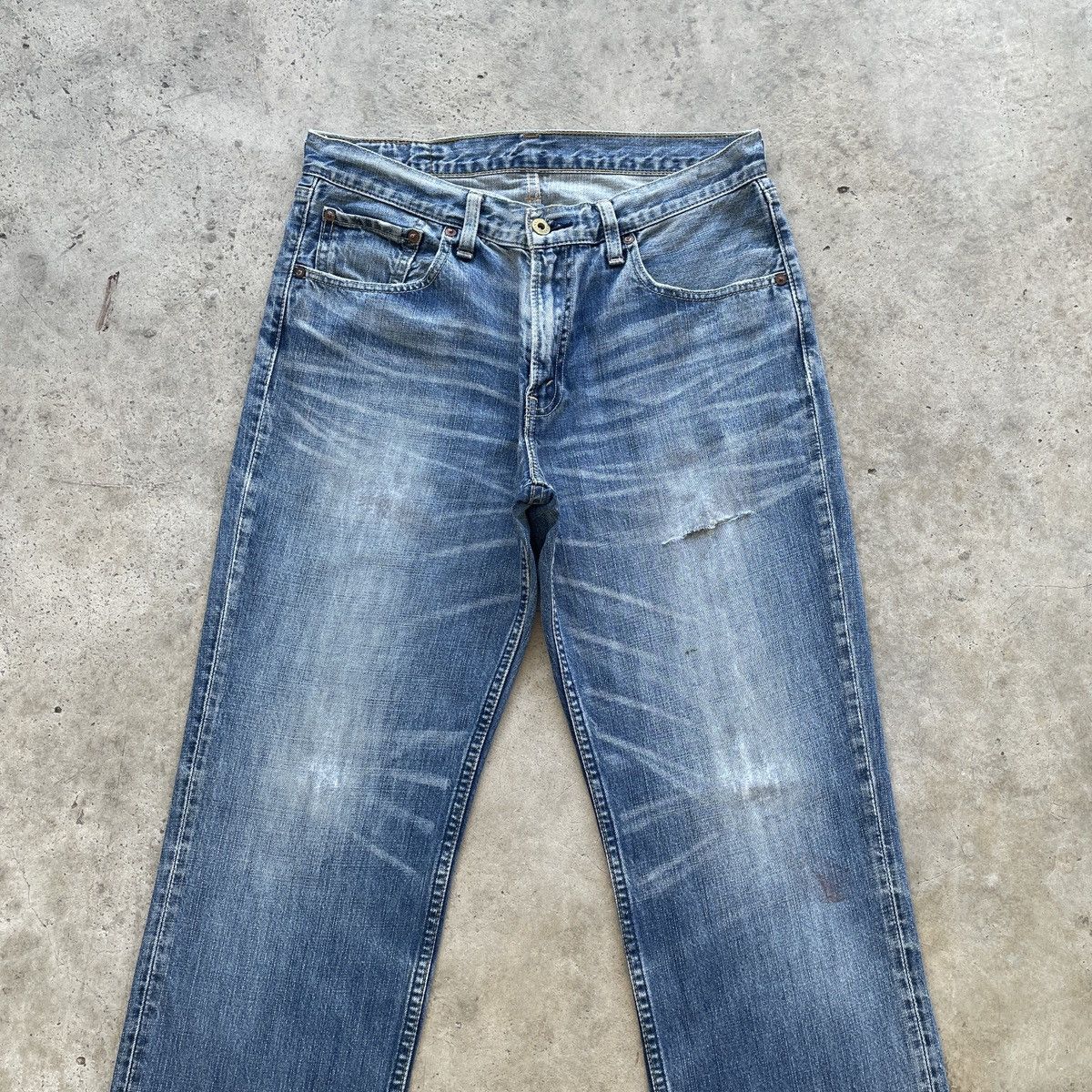 Levi's W32 Vintage Levi’s 502 Distressed Jeans Faded Denim Pants Size US 32 / EU 48 - 3 Thumbnail