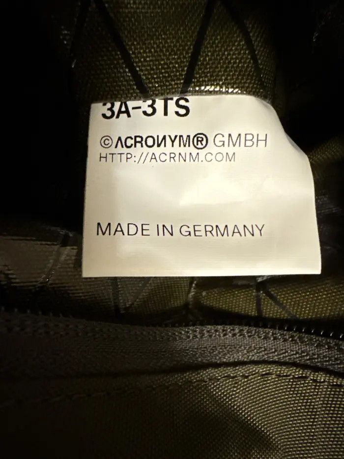 Acronym Acronym 3A-3TS Third Arm Bag Size ONE SIZE - 4 Thumbnail