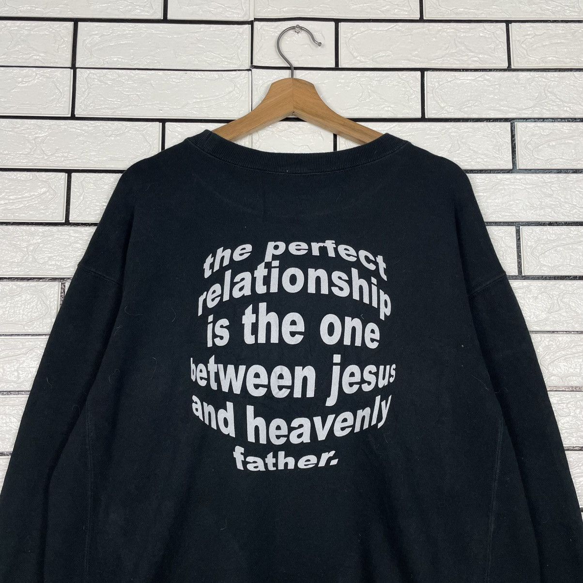 Japanese Brand Imperfect Century Crewneck Black Sweatshirt Size US M / EU 48-50 / 2 - 8 Thumbnail