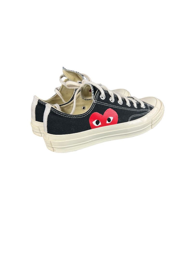 Comme des Garcons CDG PLAY x Converse Low – Black / Red Heart – Size 8 Size US 8 / EU 41 - 2 Thumbnail