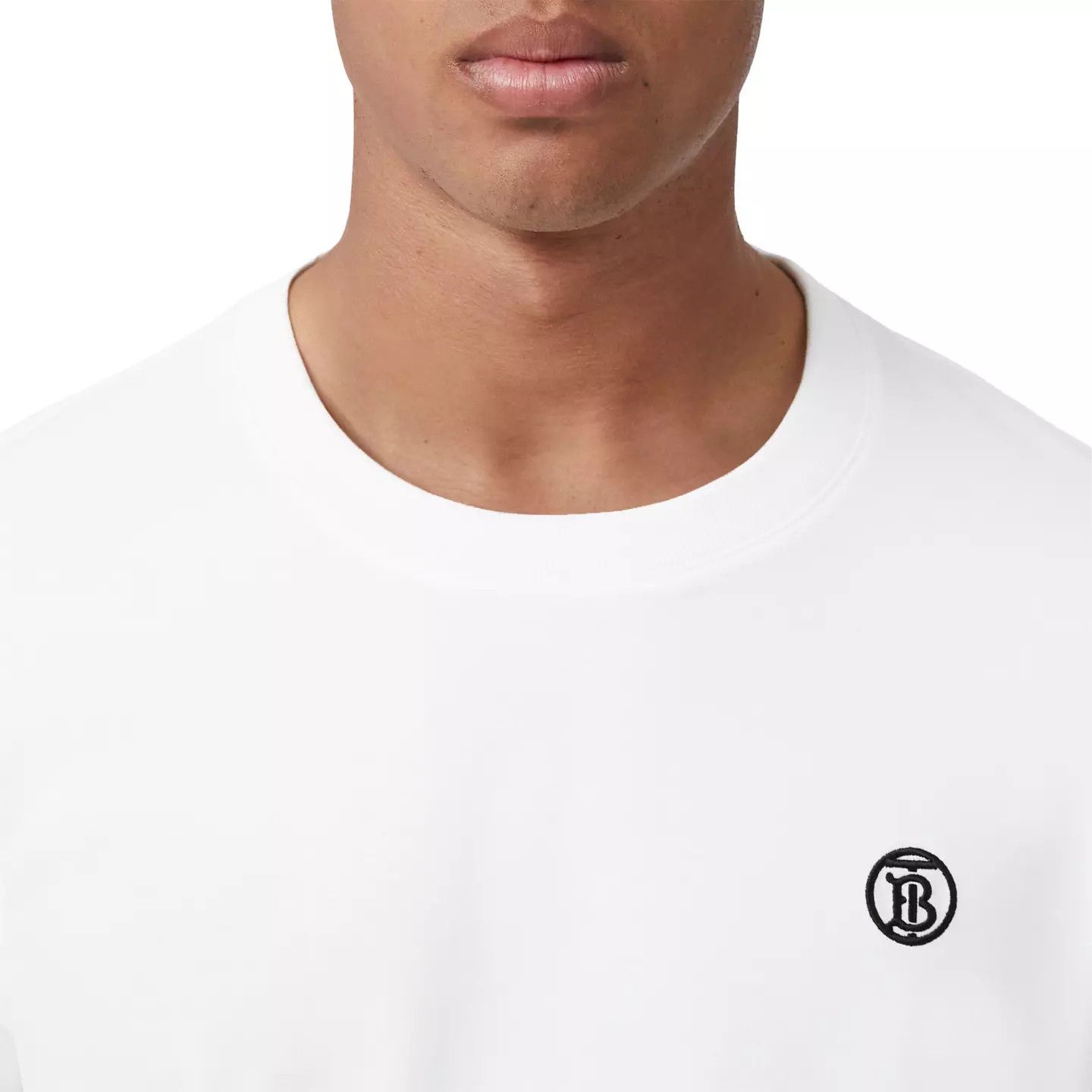 Burberry o1g2r1mq0426 Monogram Motif Cotton T-Shirt in White Size US XXL / EU 58 / 5 - 5 Thumbnail