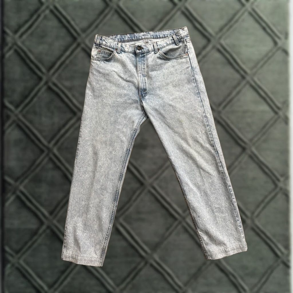 Levi's VINTAGE Levi's Jeans Mens 38x32 Blue USA Orange Tab Straight Leg Light Wash Size US 38 / EU 54 - 1 Thumbnail