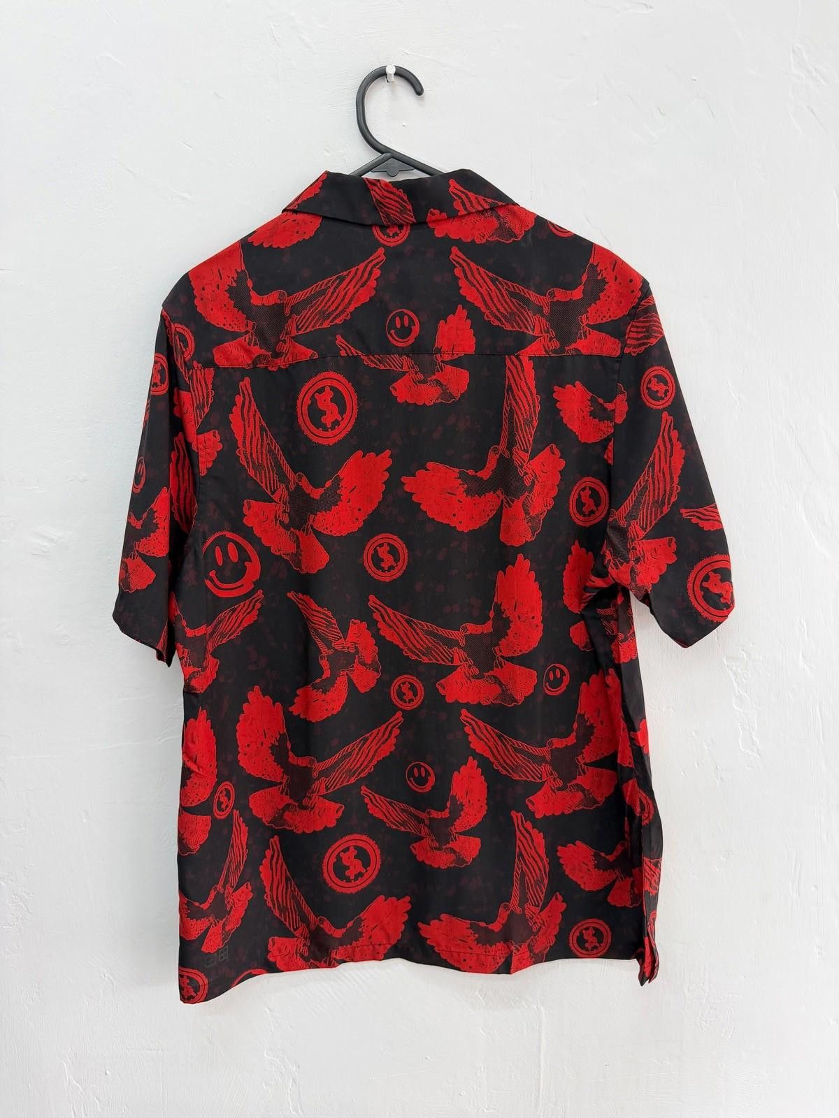 Ksubi new ksubi medium m short sleeve resort shirt red flight Size US M / EU 48-50 / 2 - 4 Thumbnail