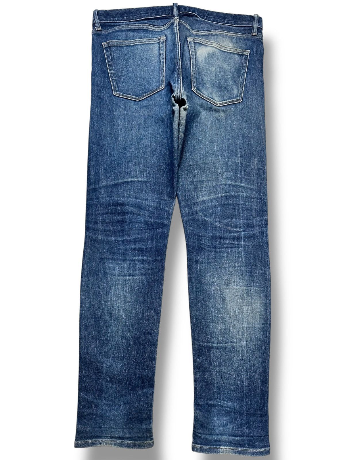 Uniqlo UNIQLO Selvedge Denim Kaihara Jeans SlimFit Style Faded Wash Size US 35 - 3 Thumbnail