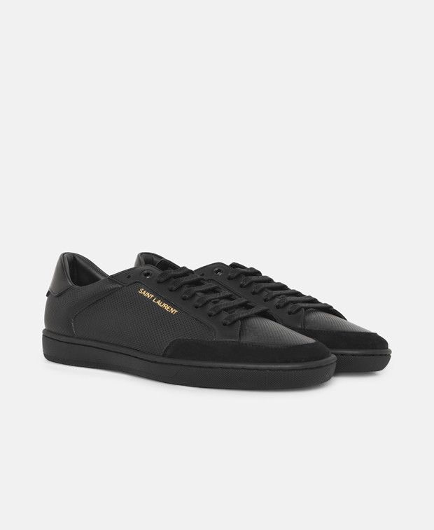 Saint Laurent Paris Nero Sneakers Size US 8 / EU 41 - 1 Thumbnail