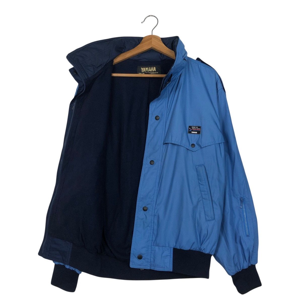 Japanese Brand 📌Vintage Bomber Racing Jacket Yamaha Blanket Issey Miyake Size US L / EU 52-54 / 3 - 14 Thumbnail