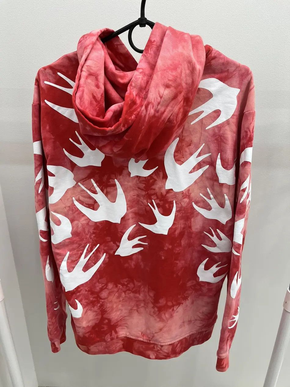 Alexander McQueen MCQ by Alexander McQueen Swallow Tie Dye Cotton Hoodie Size US L / EU 52-54 / 3 - 2 Thumbnail