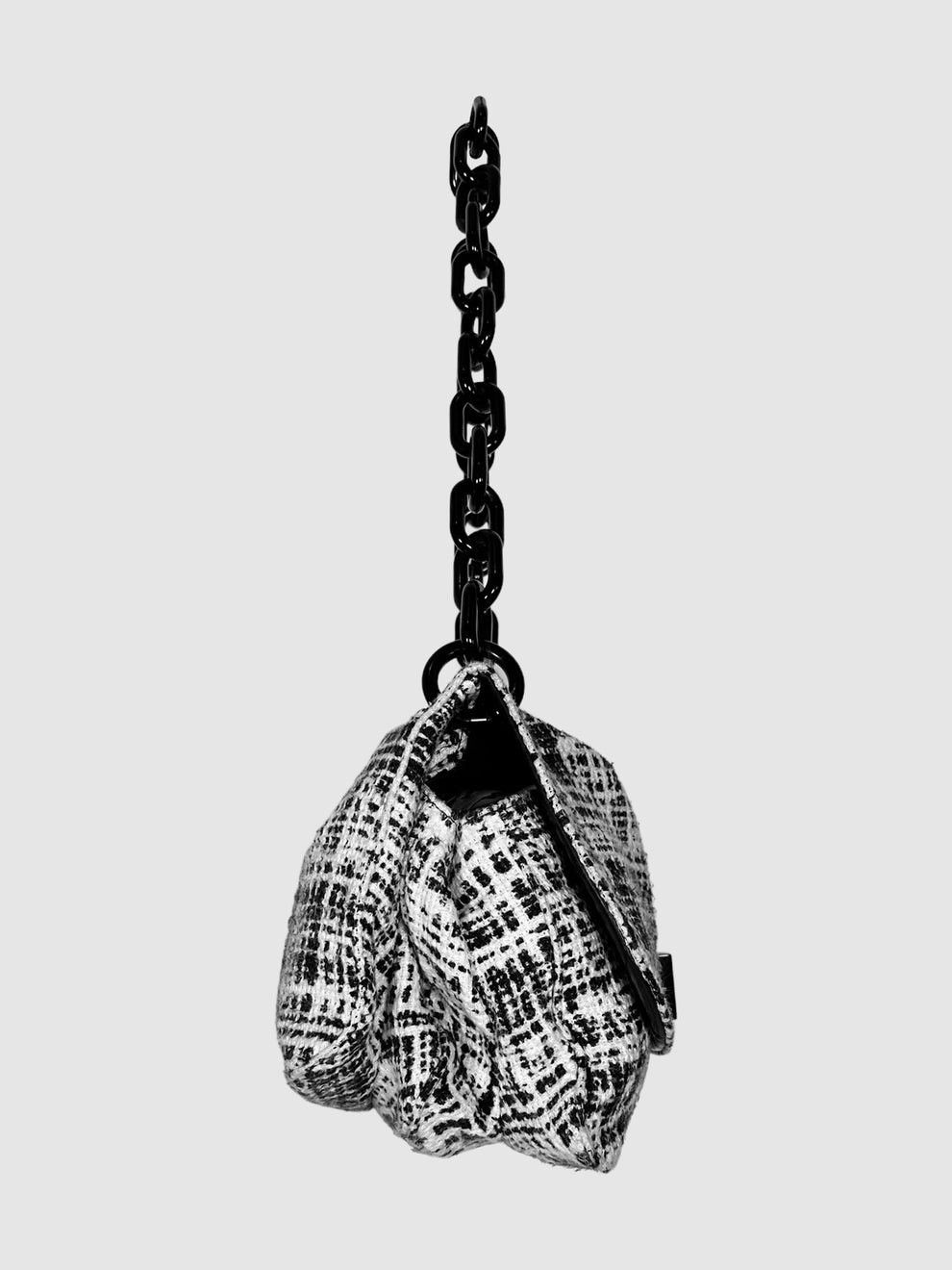 Prada Authentic PRADA Printed Tweed Turnlock Flap Bag Size ONE SIZE - 4 Thumbnail