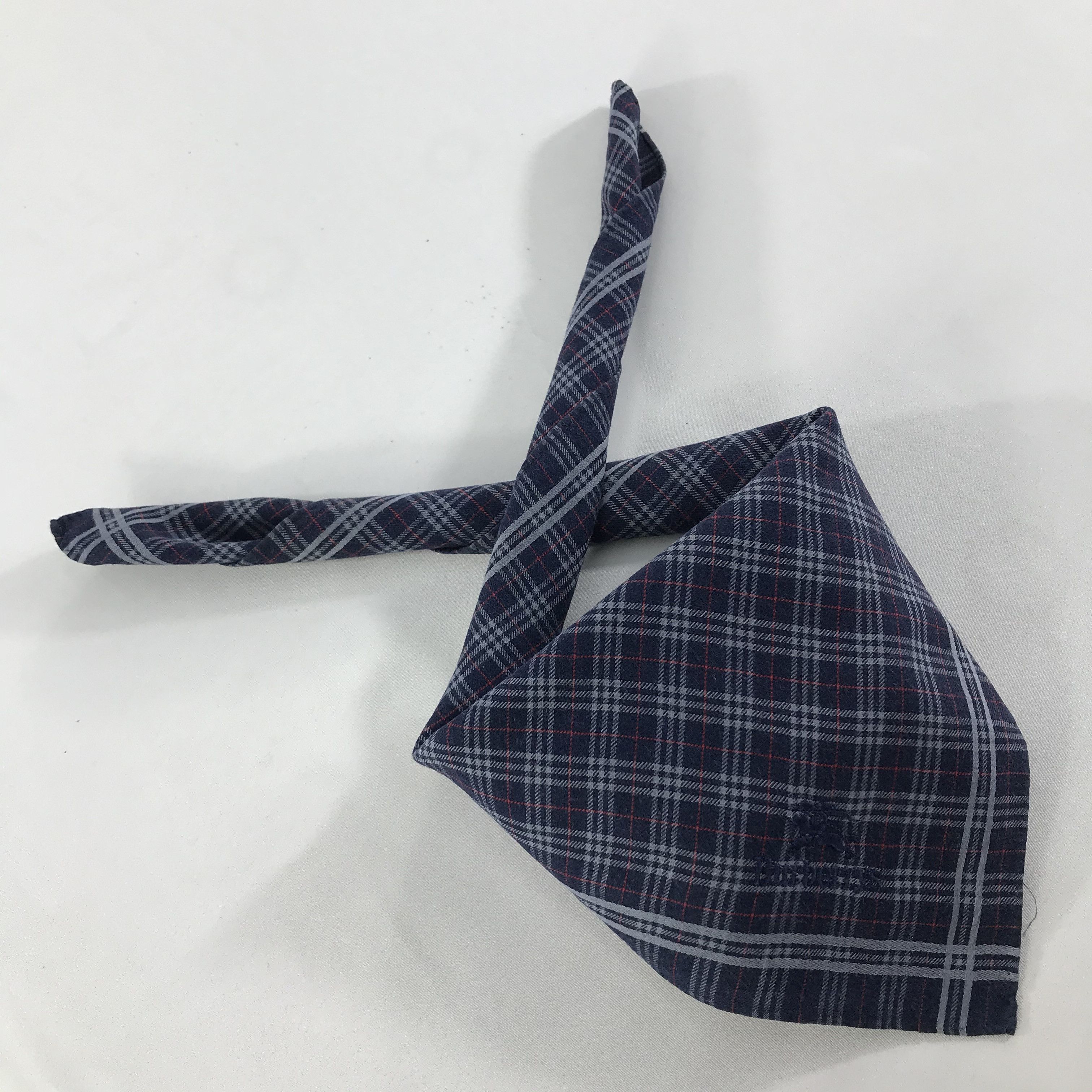 Burberry × Vintage Burberry Bandana / Handkerchief / Neckerchief - S1241 Size ONE SIZE - 4 Thumbnail