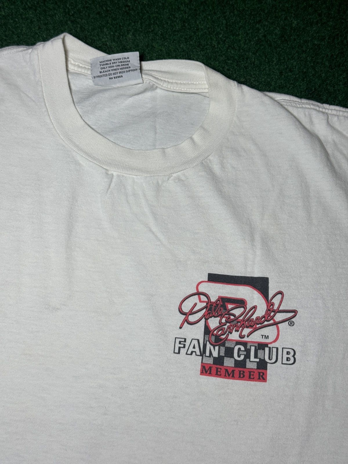 Vintage Vintage 90s Dale Earnhardt Fan Club Nascar Racing T Shirt Size US XL / EU 56 / 4 - 5 Thumbnail