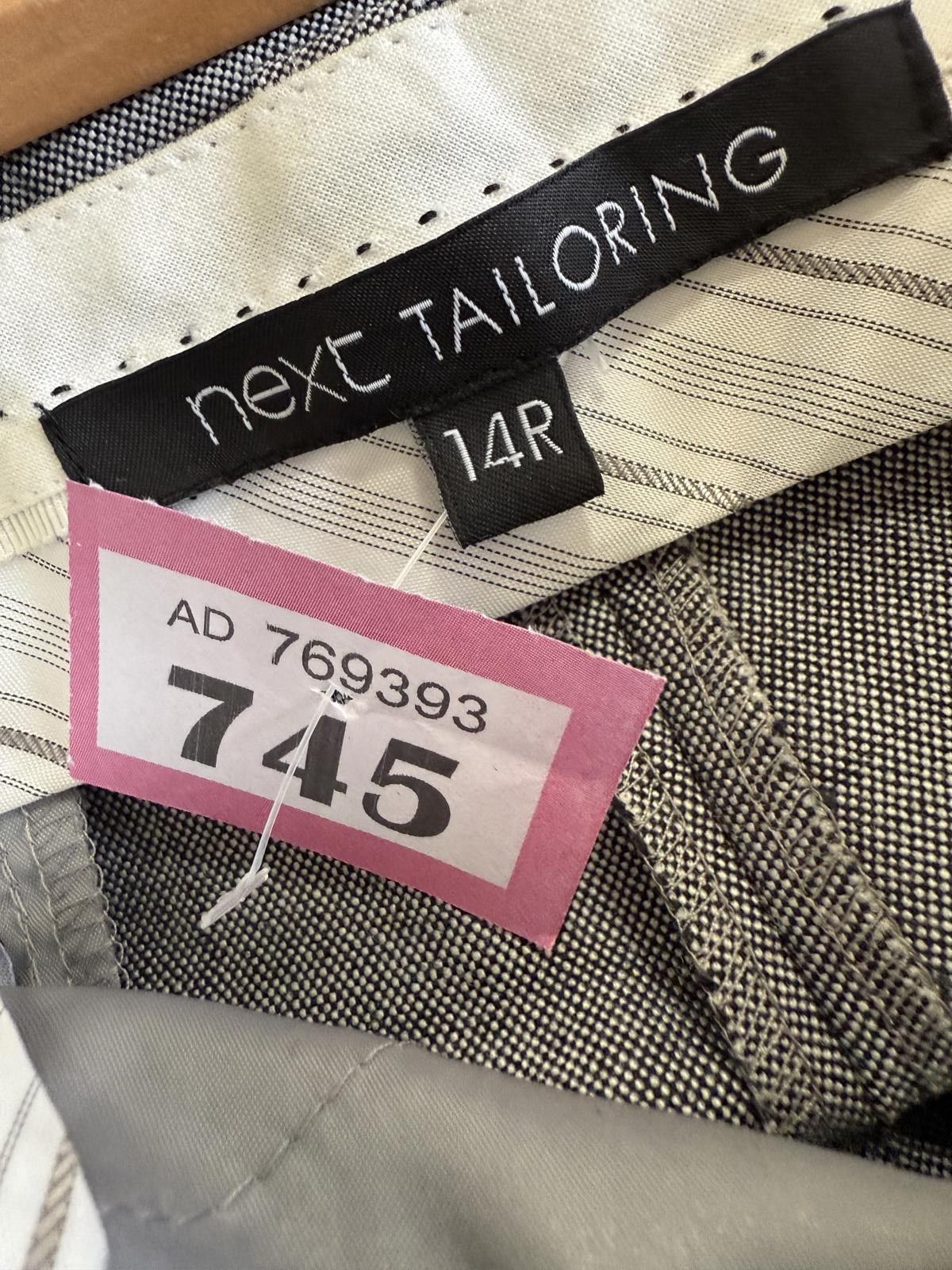 NEXT Next Tailoring Women's Gray Dress Pants Size 14R Size 34" / US 12 / IT 48 - 3 Thumbnail