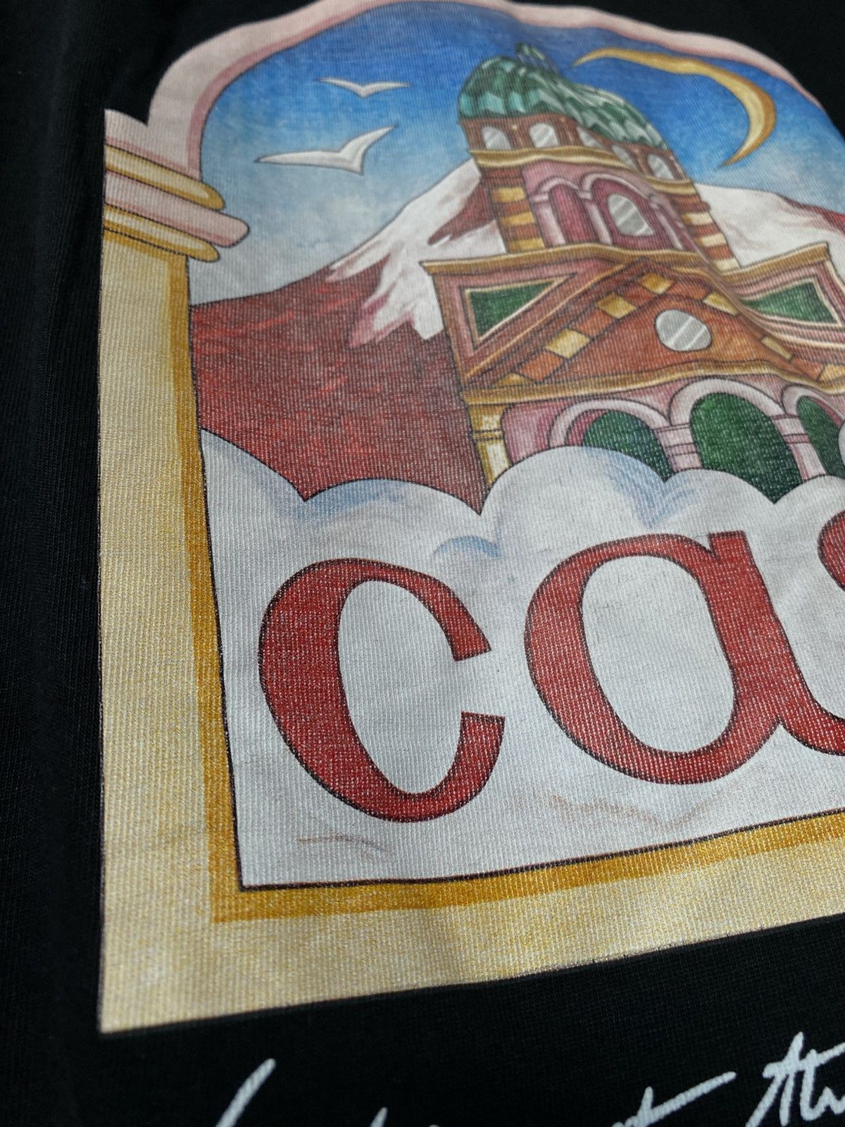 Casablanca Casablanca ‘Vue De L’Arche’ Tennis Club t-shirt XL baggy tee Size US XL / EU 56 / 4 - 12 Thumbnail