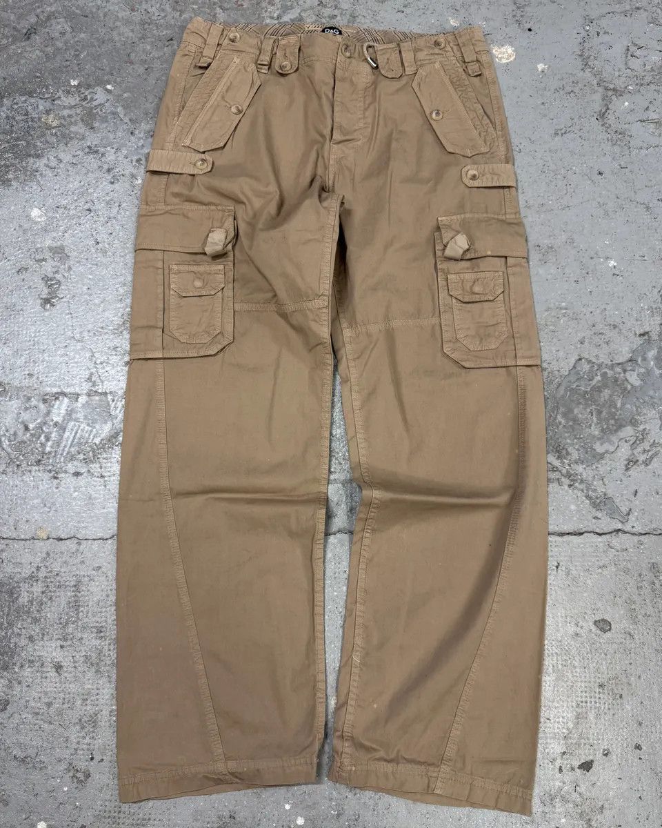 Dolce & Gabbana 2000s Dolce & Gabbana Technical Beige Cargo Pants Size US 37 - 4 Thumbnail