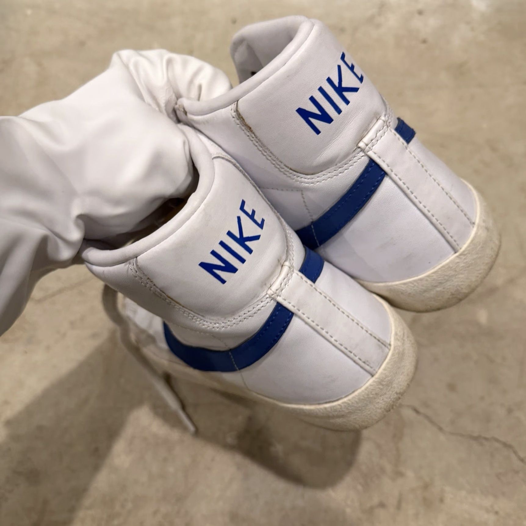 Nike Nike Blazer Mid 77 White Blue Shoes Sneakers CZ1055-124 Womens US 10.5 Size M / US 6-8 / IT 42-44 - 7 Thumbnail