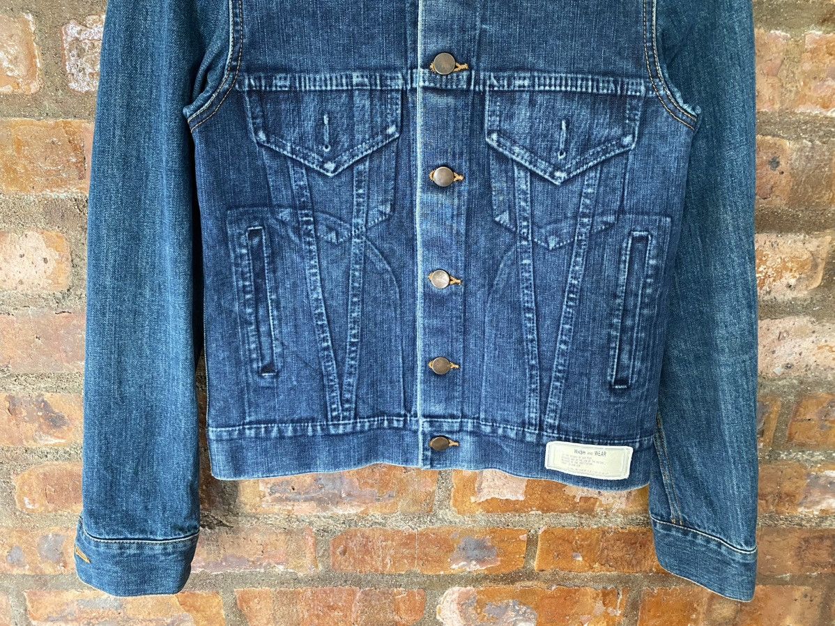 Maison MIHARA YASUHIRO 🔥2000s 🔥 OG trompe l'oeil denim Jacket Size US S / EU 44-46 / 1 - 4 Thumbnail