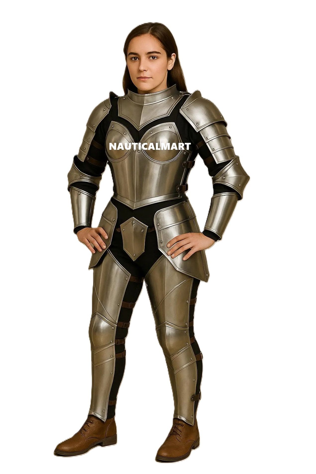 Other Women’s Full Steel Plate Armor Suit Size ONE SIZE - 1 Thumbnail