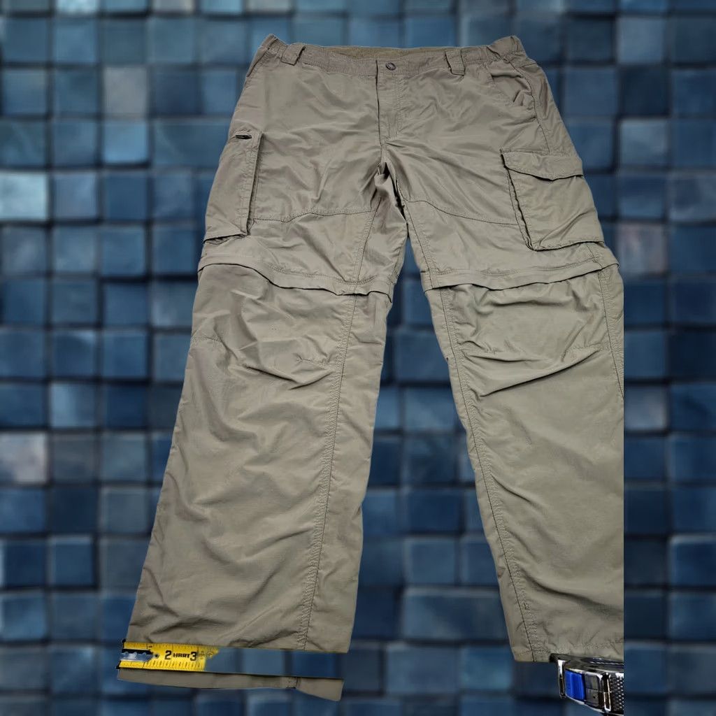 Vintage Columbia Lightweight Cargo Convertible Pants Shorts Men 38x29 Regular Beige UV Protection Pockets Zip Pocket Hiking Outdoor 90s? Size US 38 / EU 54 - 1 Thumbnail