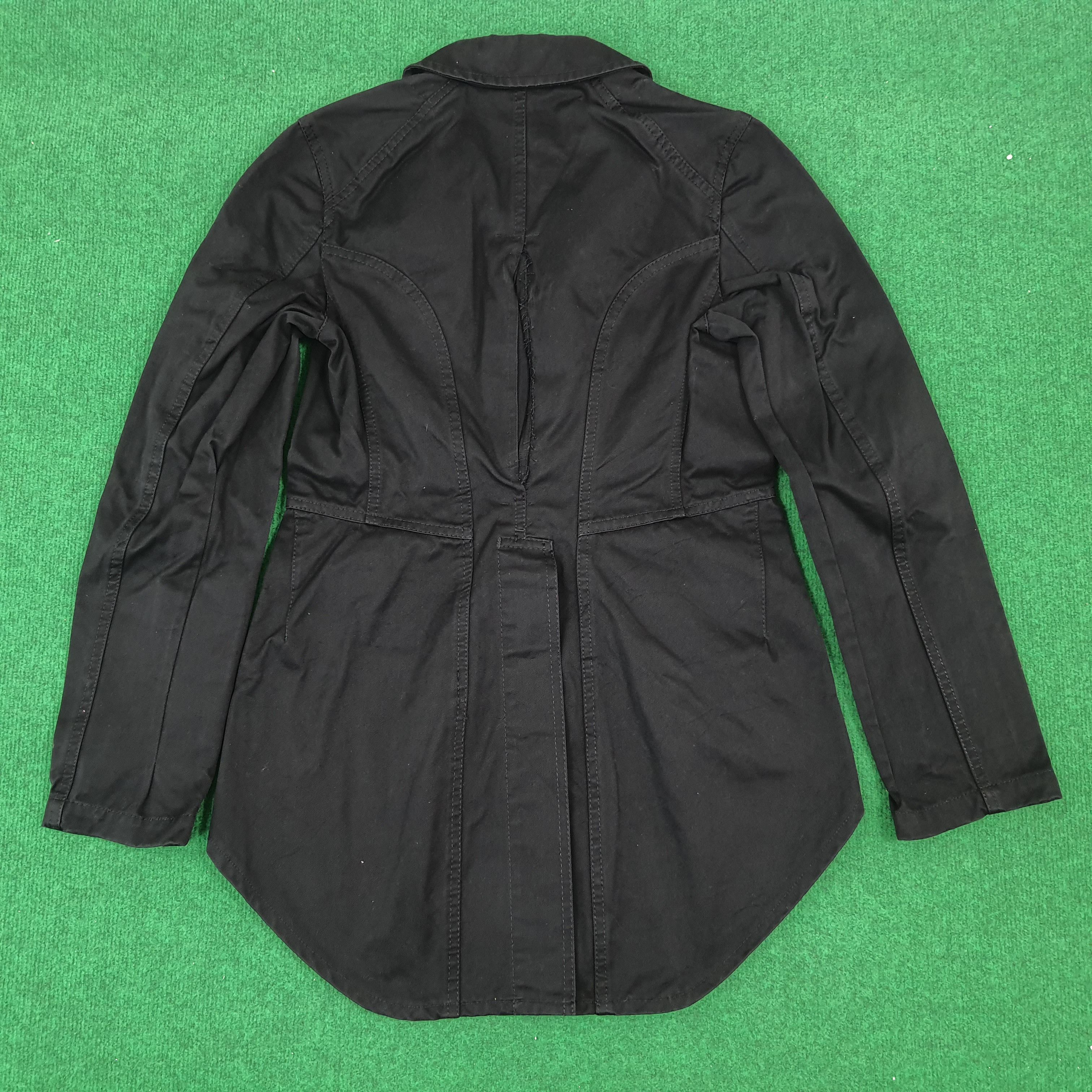 Comme des Garcons Black × Japanese Brand × Vintage Vintage Comme Des Garcons BLACK Japan Tailcoat Jacket Size US XS / EU 42 / 0 - 3 Thumbnail