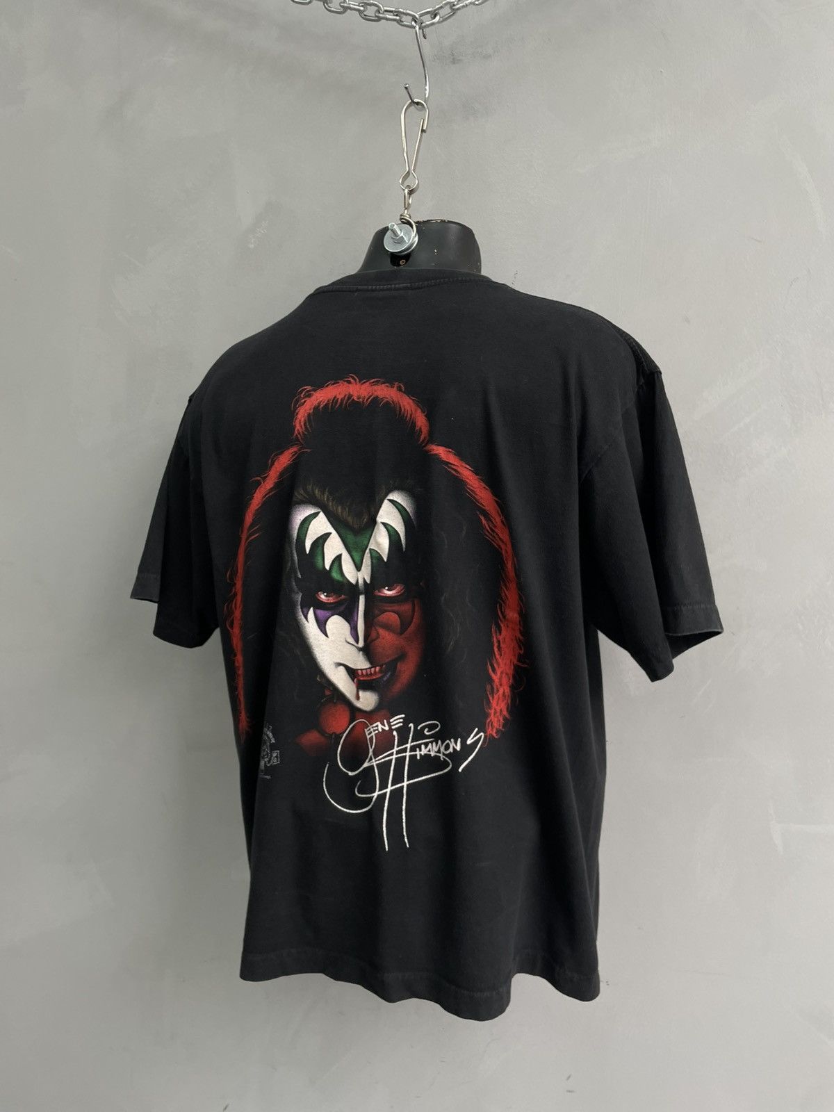 KISS Rare 90s KISS band tour t shirt Gene simmons tee Size US L / EU 52-54 / 3 - 8 Thumbnail
