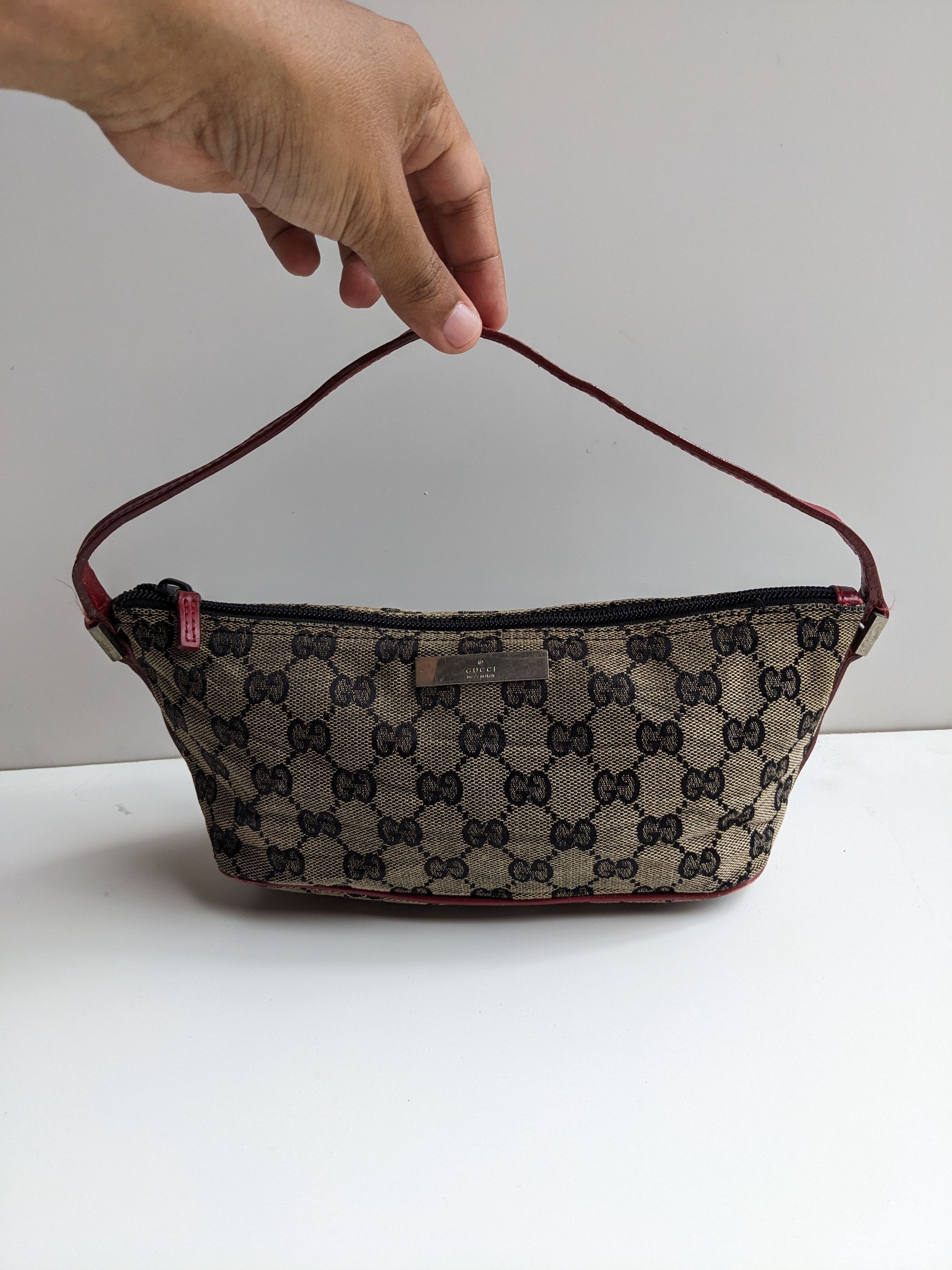 Authentic Gucci Pochette boat monogram