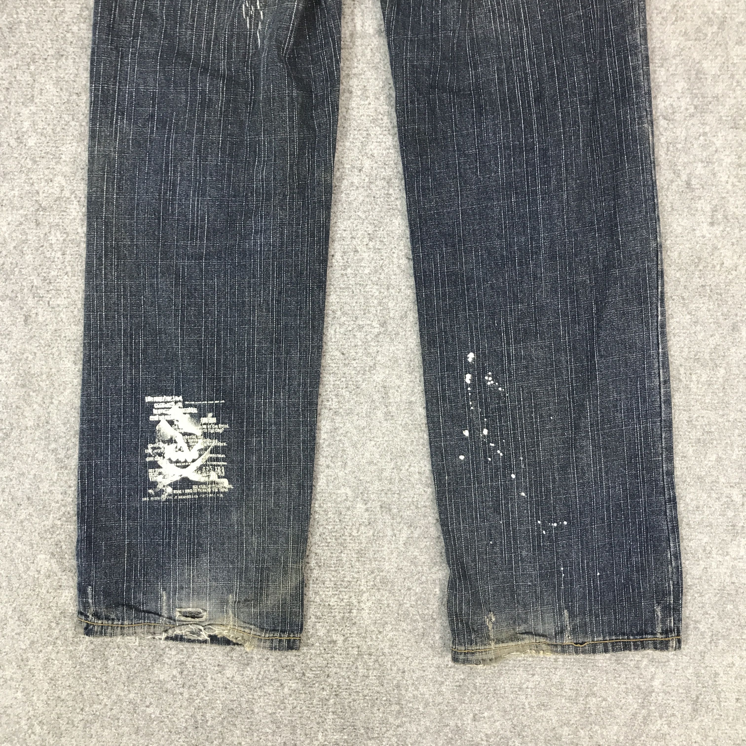 Japanese Brand PUNK GRI GRI JAPAN DENIM STYLE PANTS Size US 32 / EU 48 - 6 Thumbnail