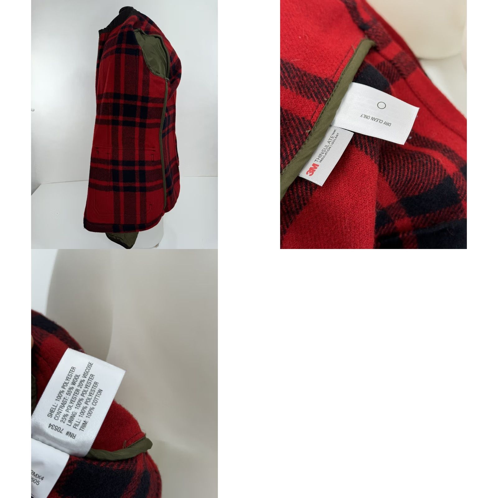 Orvis Orvis Wool / Quilted Womens M Plaid Ranch Field Jacket Shirt Womens M Multicolor Plaid Western Ranch Quilted Jacket Size M / US 6-8 / IT 42-44 - 8 Thumbnail