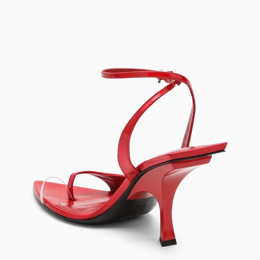 The Attico o1d2blof1024 GG Asymmetrical Sandal in Red Size US 6 / IT 36 - 4 Thumbnail