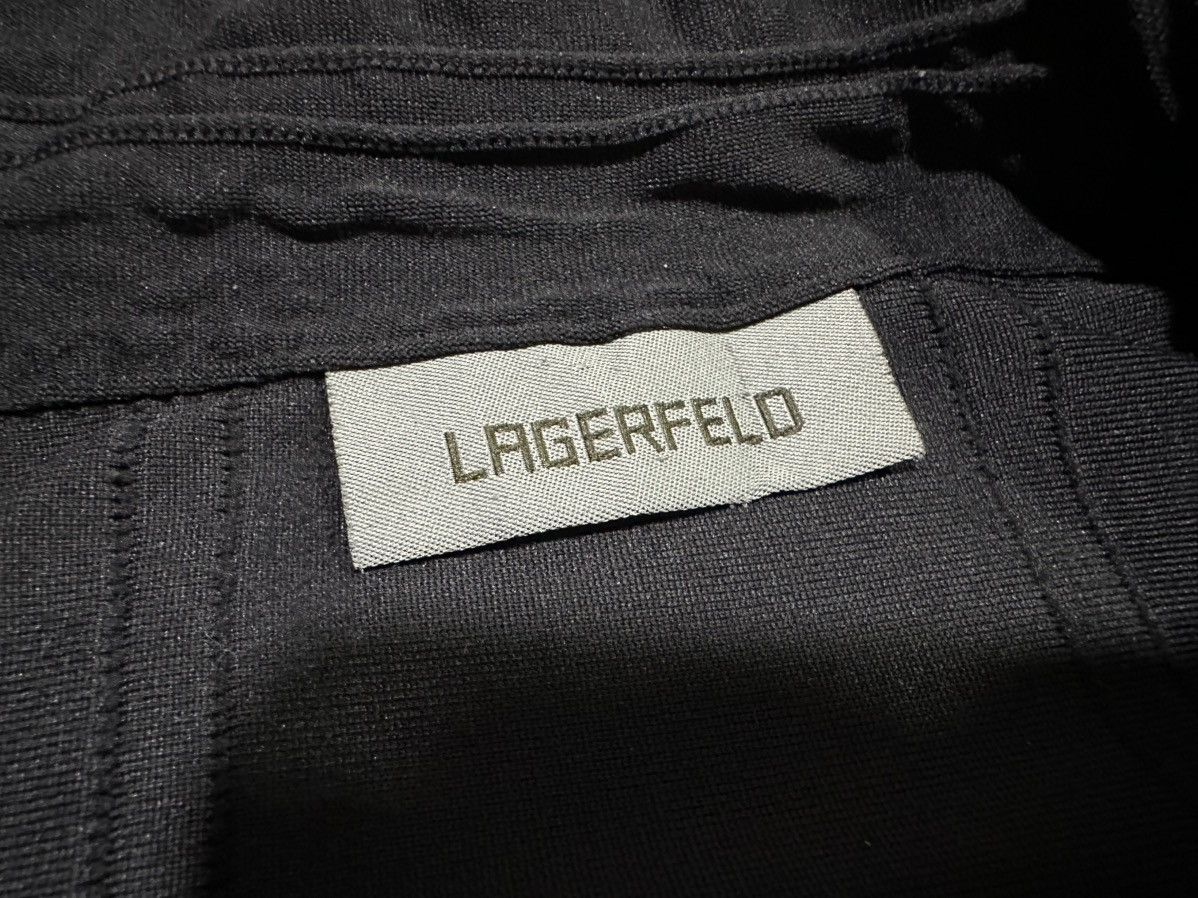 Karl Lagerfeld 🔥Vintage Lagerfeld Over Shirt Striped Snap Button See-thru Size US XL / EU 56 / 4 - 8 Thumbnail