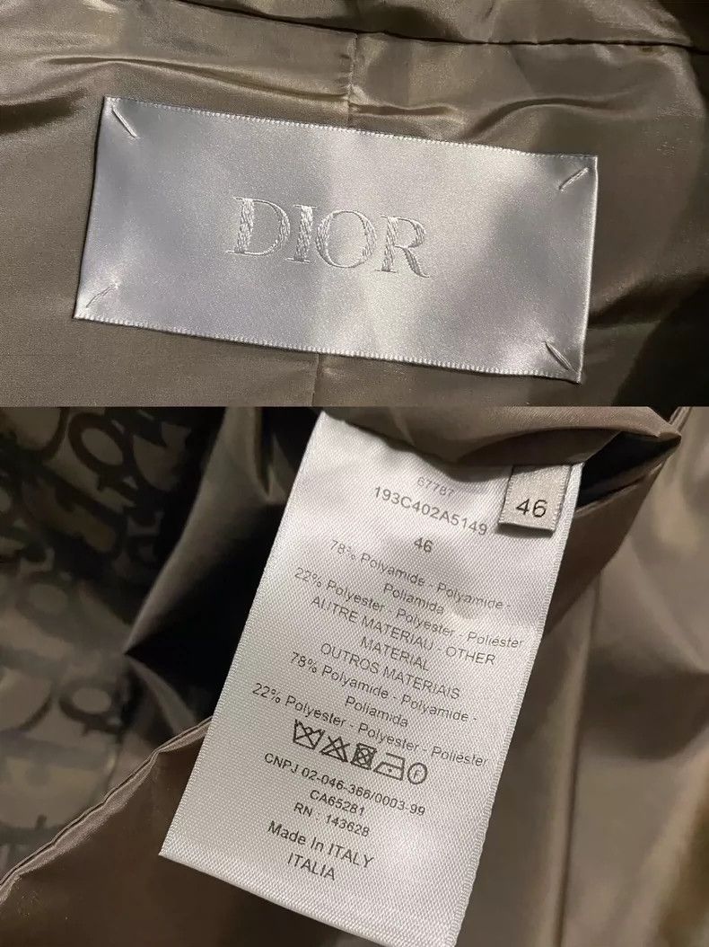 Dior Dior Men's old flower stitching windbreaker jacket 2501-Nex Size US XXS / EU 40 - 9 Thumbnail