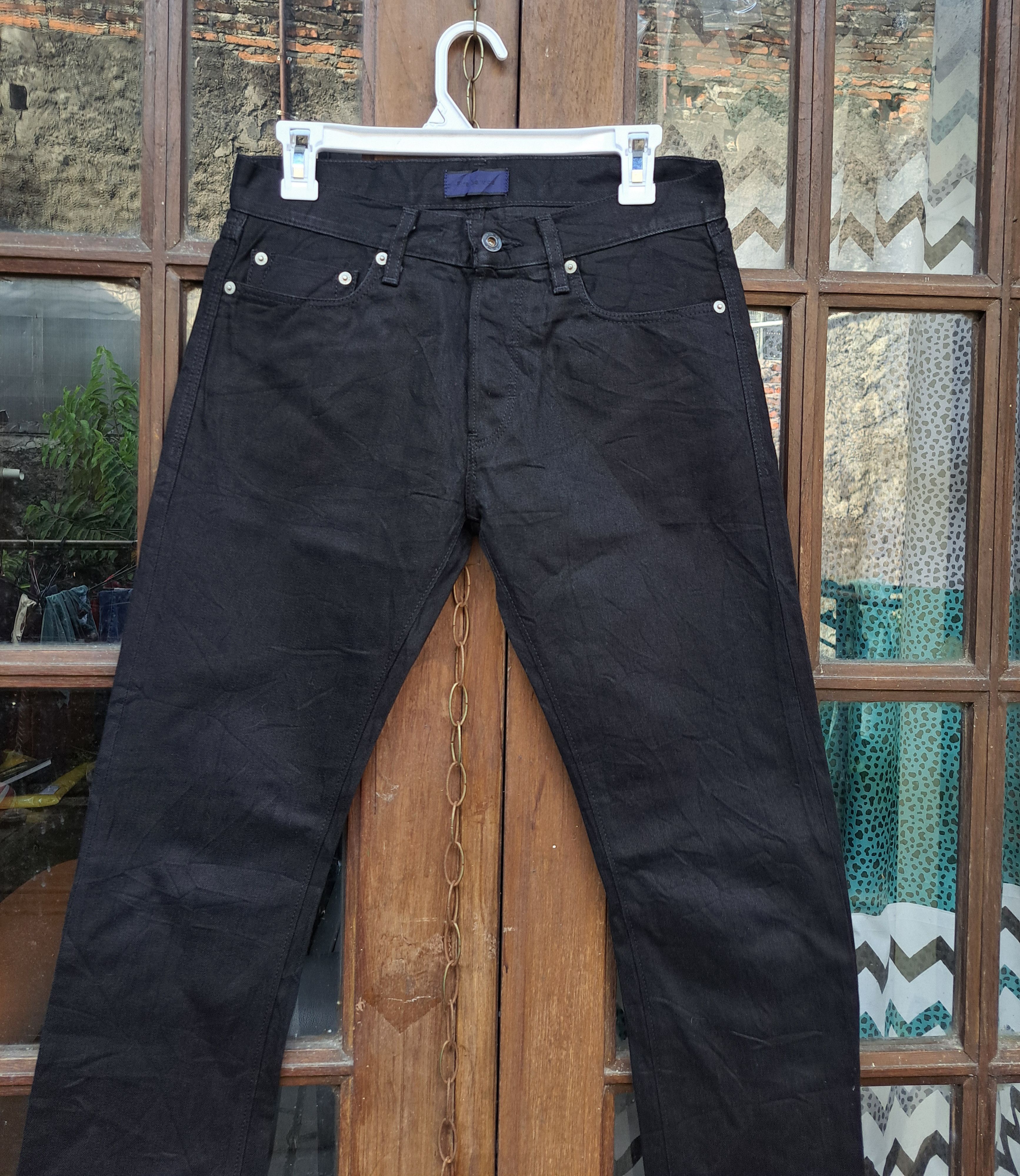 Japanese Brand Fire Service Japan Denim Selvedge Skinny Cut Sz 30 Size US 30 / EU 46 - 4 Thumbnail